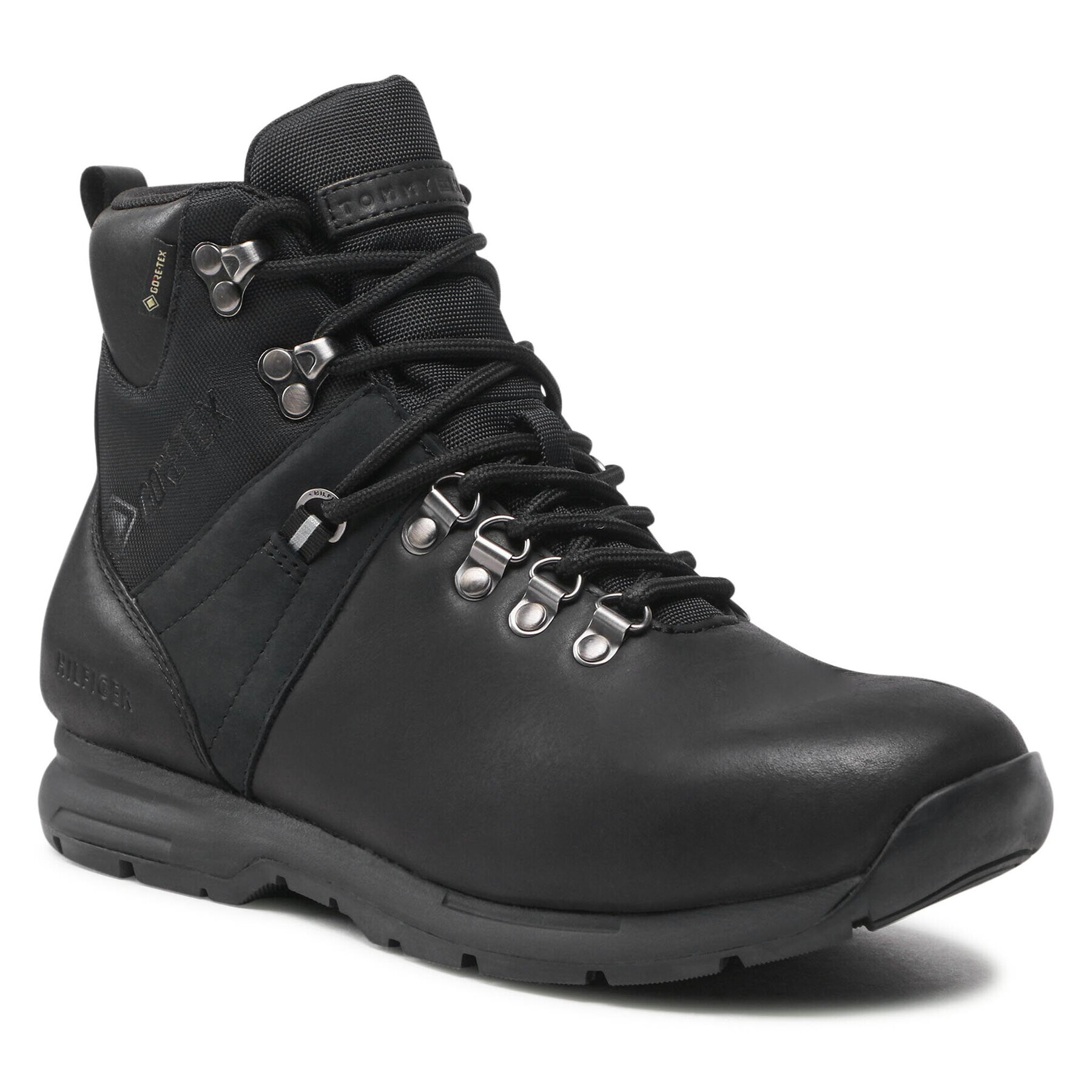 Tommy Hilfiger Kozačky Outdoor Gore Tex Retro Boot GORE-TEX FM0FM04207 Černá - Pepit.cz