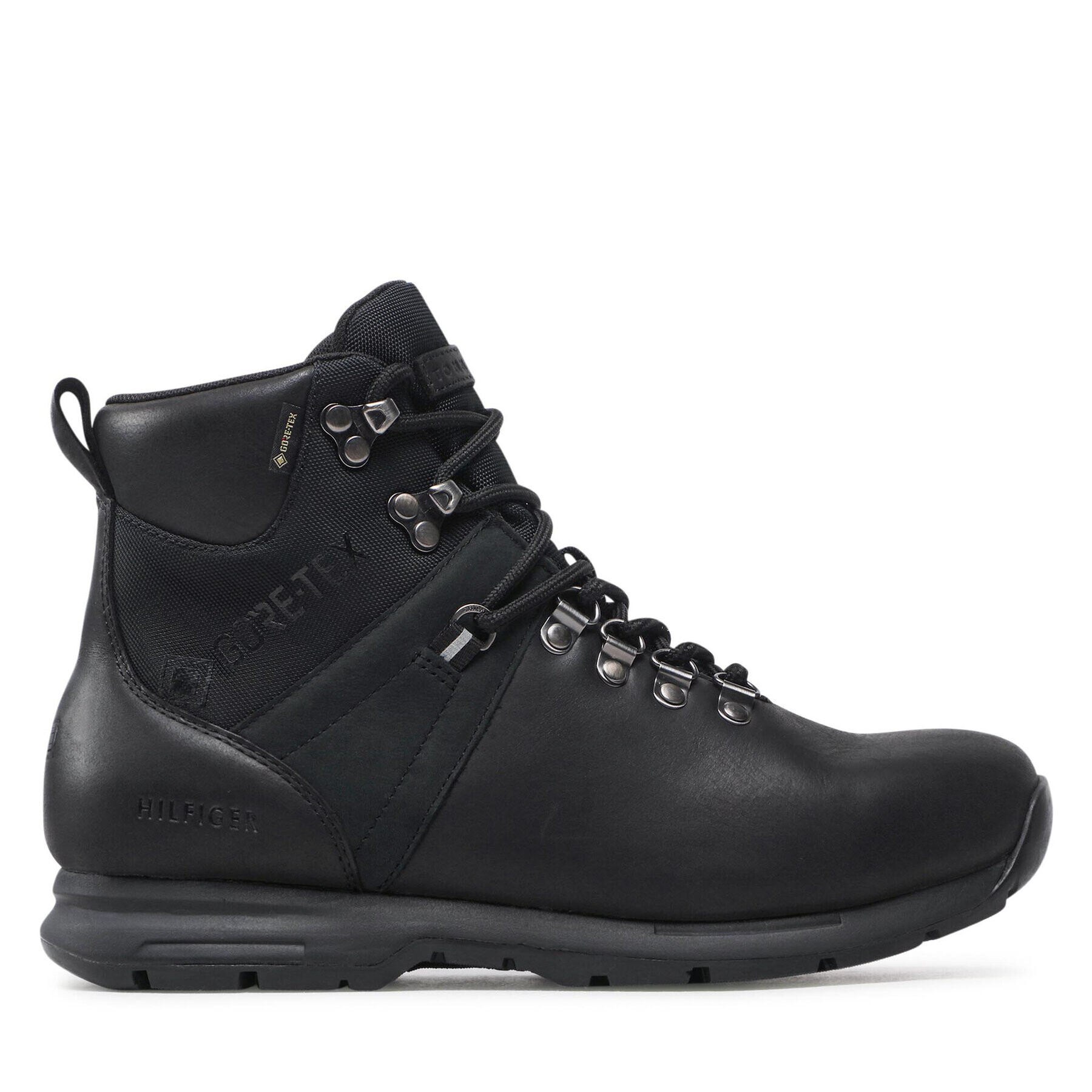 Tommy Hilfiger Kozačky Outdoor Gore Tex Retro Boot GORE-TEX FM0FM04207 Černá - Pepit.cz