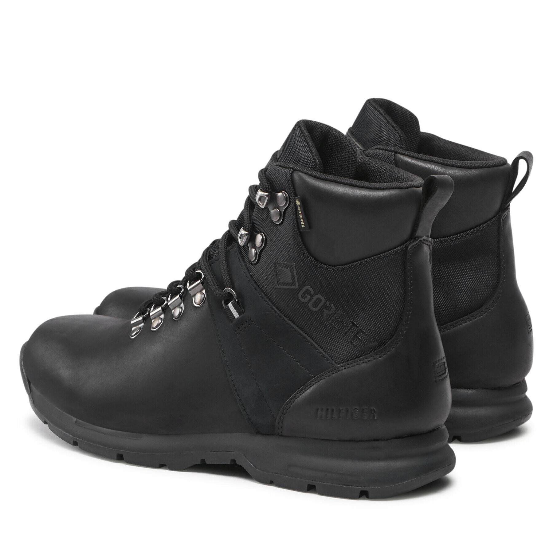 Tommy Hilfiger Kozačky Outdoor Gore Tex Retro Boot GORE-TEX FM0FM04207 Černá - Pepit.cz