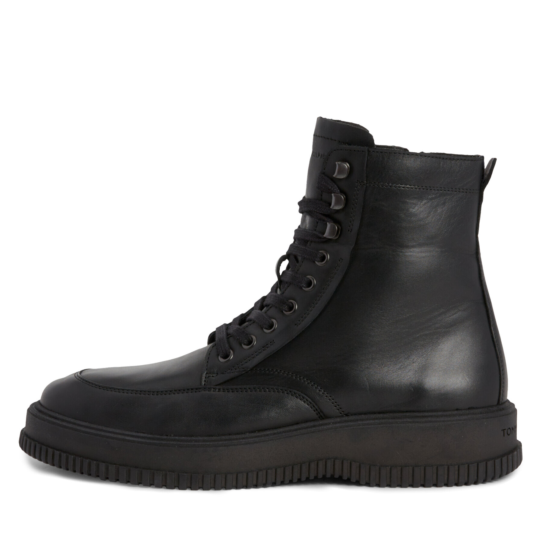 Tommy Hilfiger Kozačky Th Everyday Class Termo Lth Boot FM0FM04658 Černá - Pepit.cz