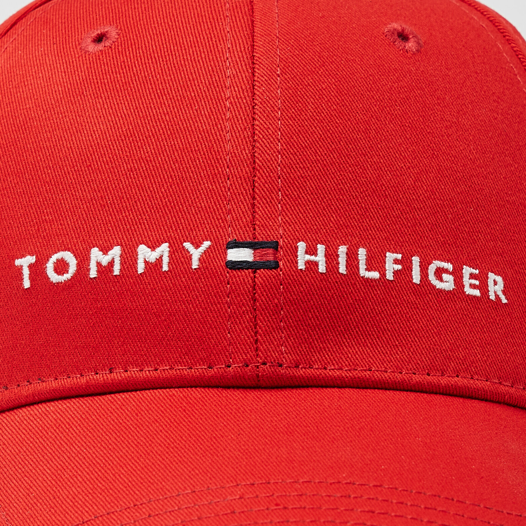 Tommy Hilfiger Kšiltovka Essentials AU0AU01667 Červená - Pepit.cz