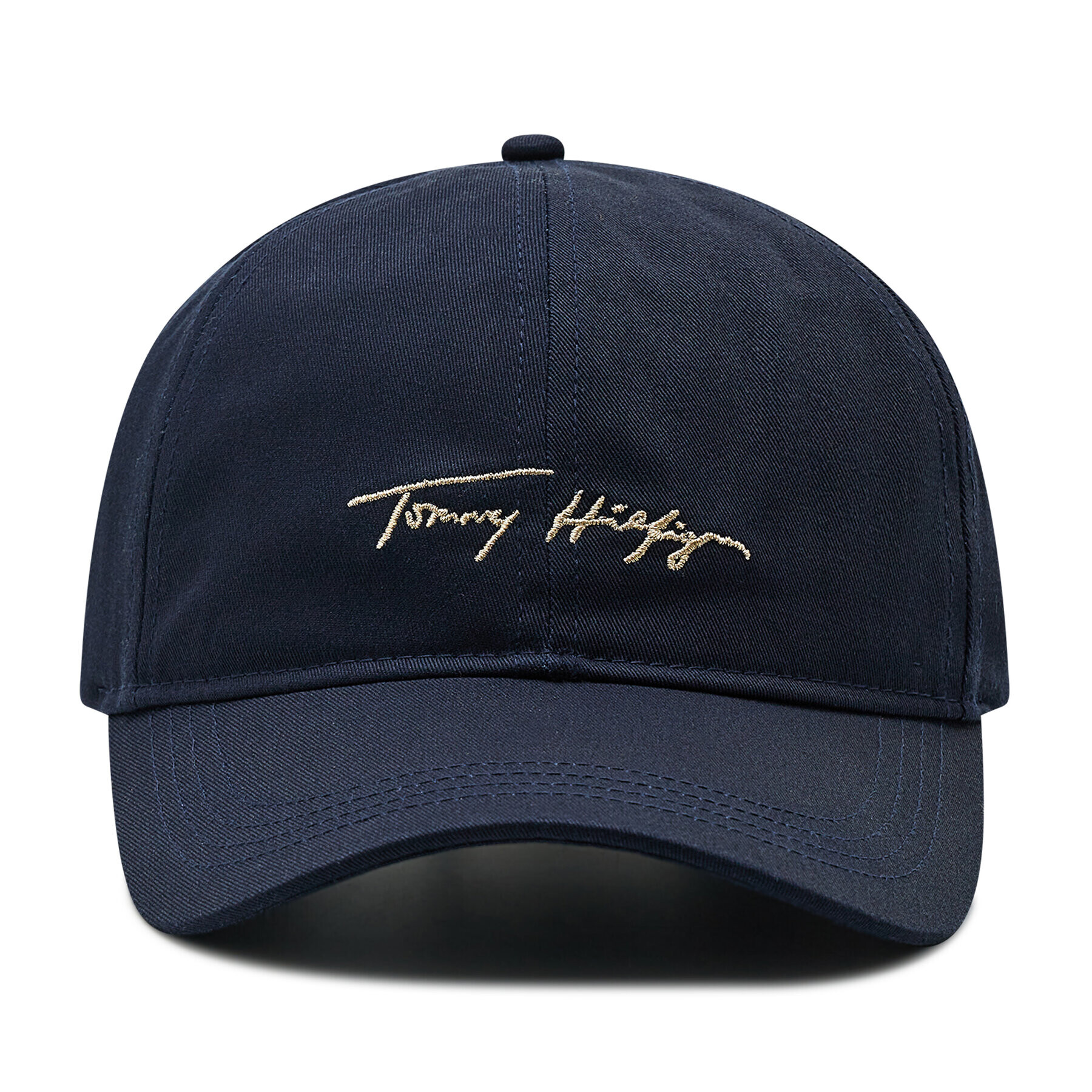 Tommy Hilfiger Kšiltovka Iconic Signature Cap AW0AW11679 Tmavomodrá - Pepit.cz