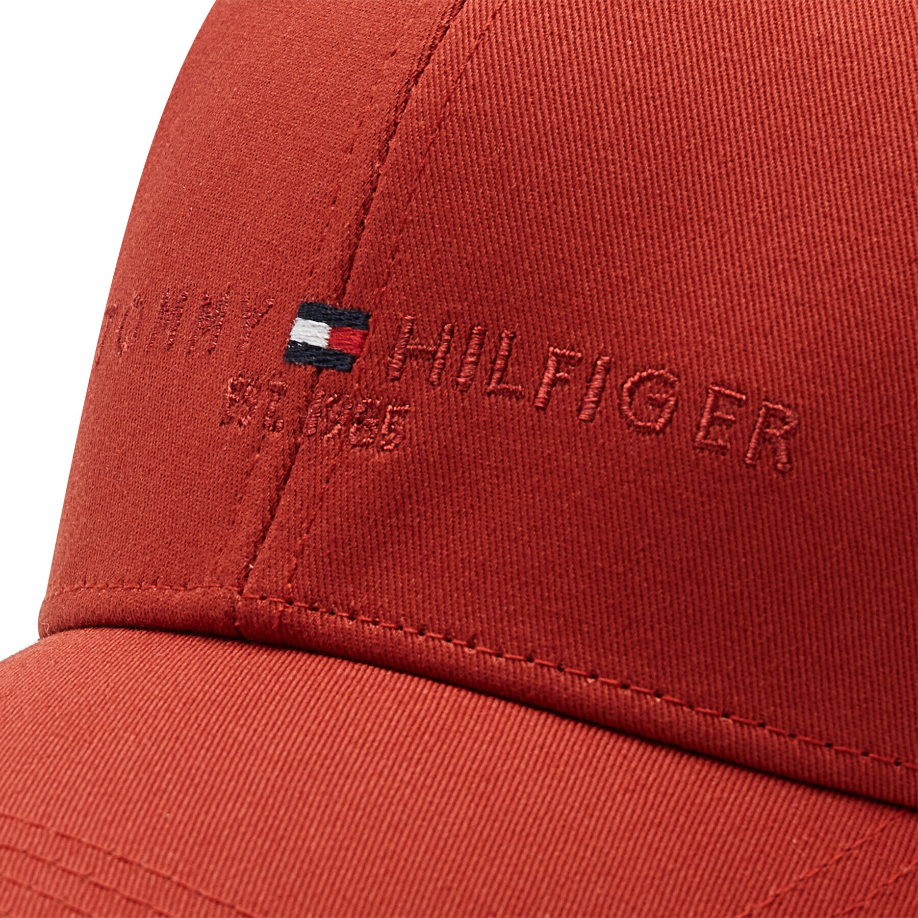 Tommy Hilfiger Kšiltovka Th Established Cap AM0AM08277 Červená - Pepit.cz