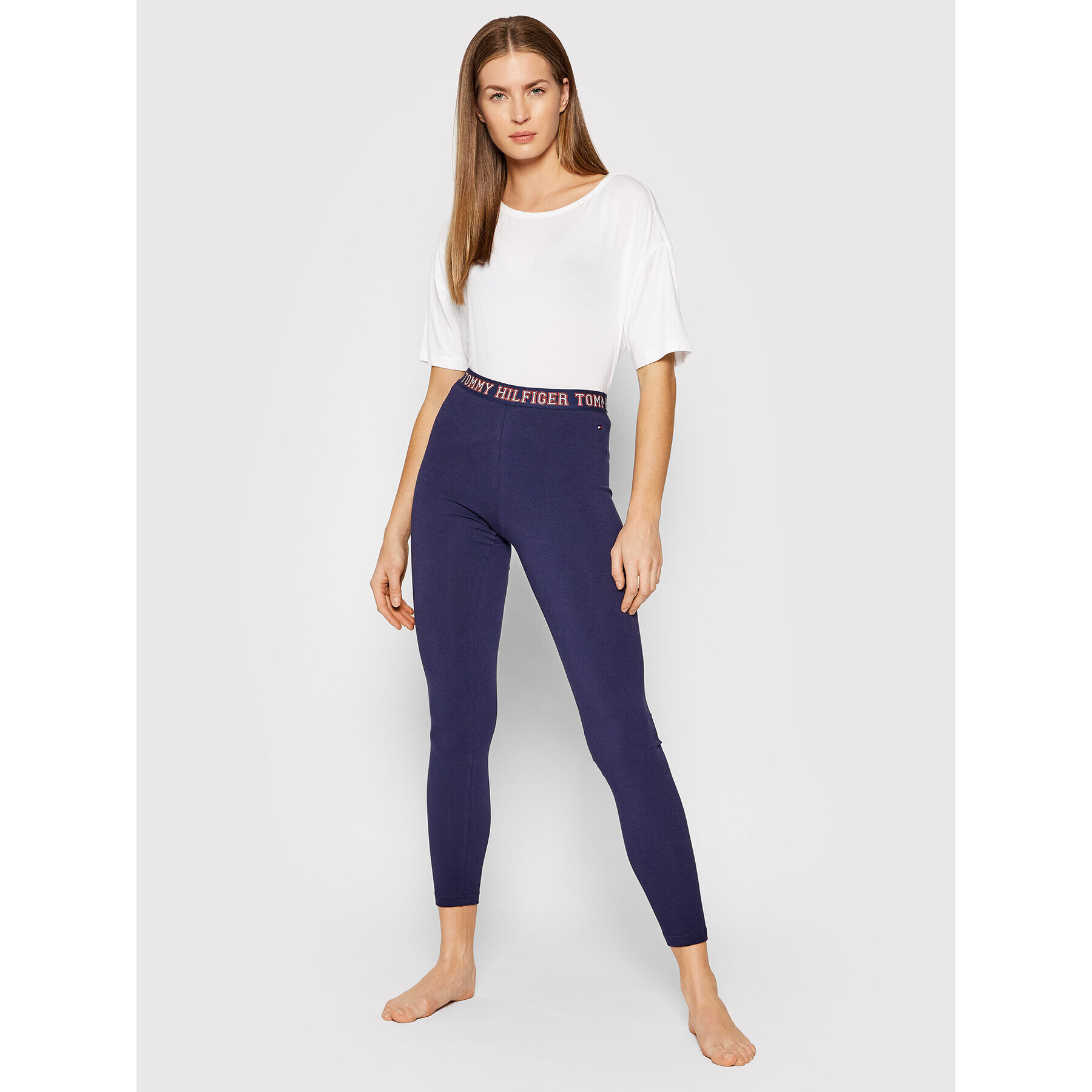 Tommy Hilfiger Legíny UW0UW03215 Tmavomodrá Slim Fit - Pepit.cz