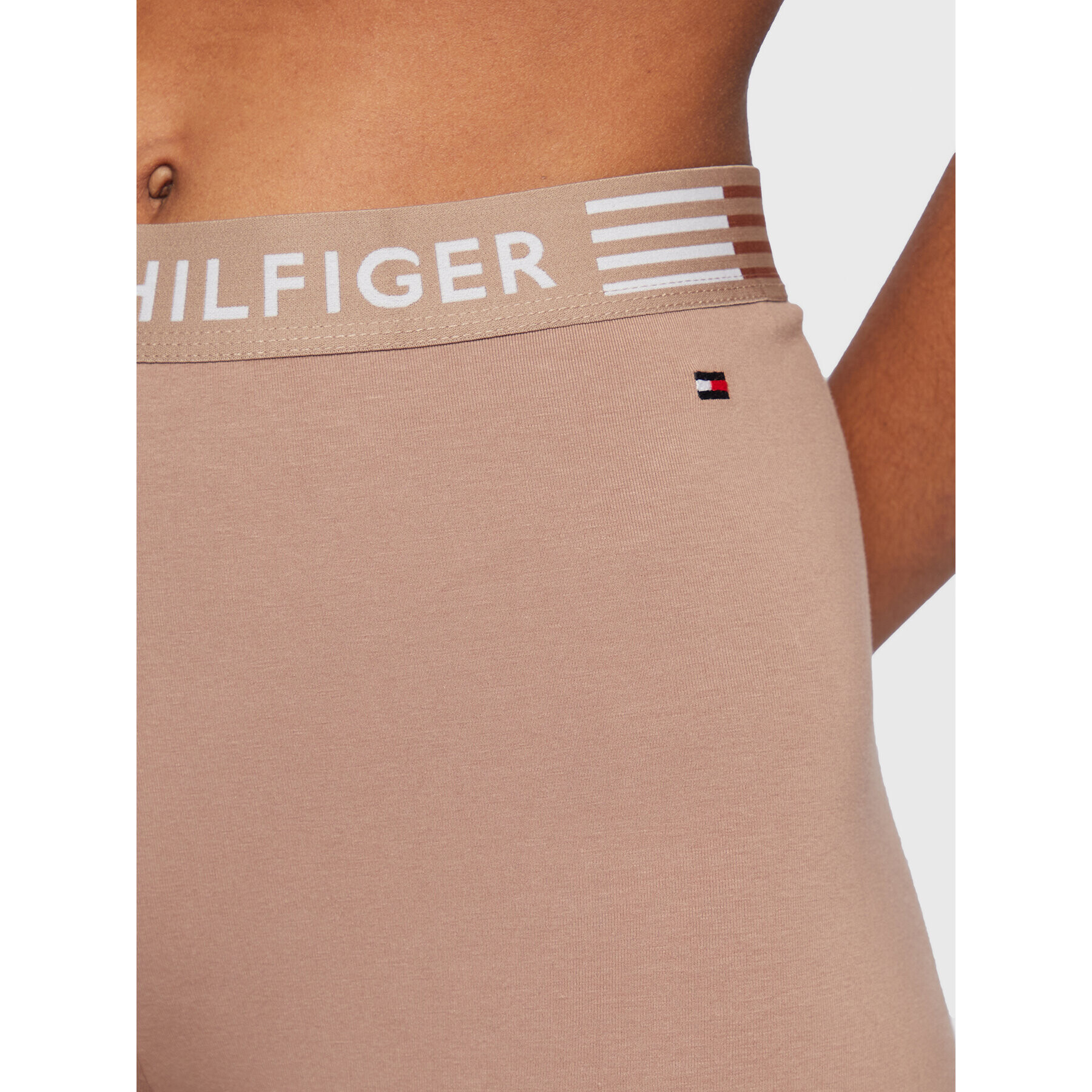 Tommy Hilfiger Legíny UW0UW03598 Hnědá Slim Fit - Pepit.cz