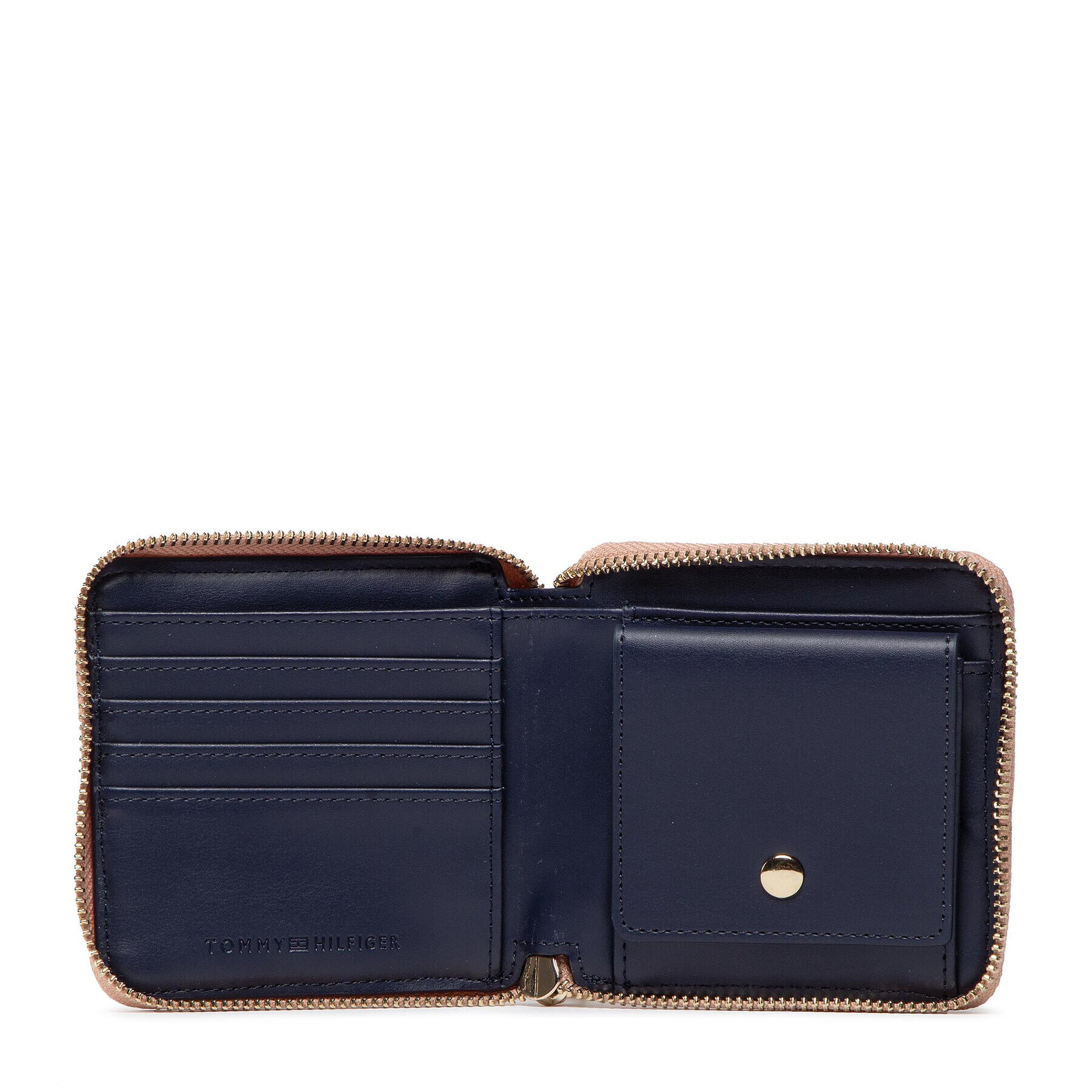 Tommy Hilfiger Malá dámská peněženka Timeless Med Wallet Quilted AW0AW13644 Růžová - Pepit.cz