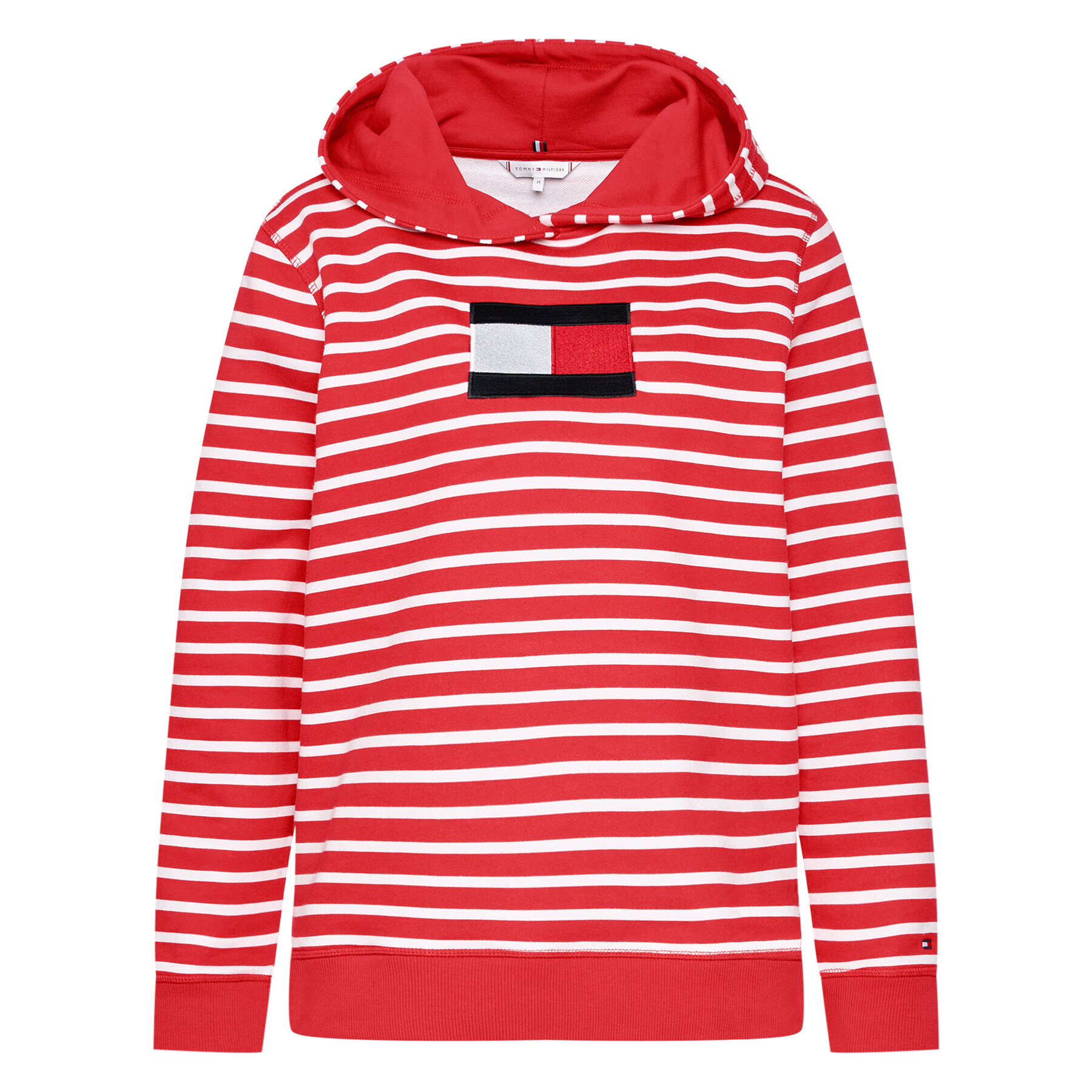 Tommy Hilfiger Mikina Abo Flag WW0WW32440 Červená Regular Fit - Pepit.cz