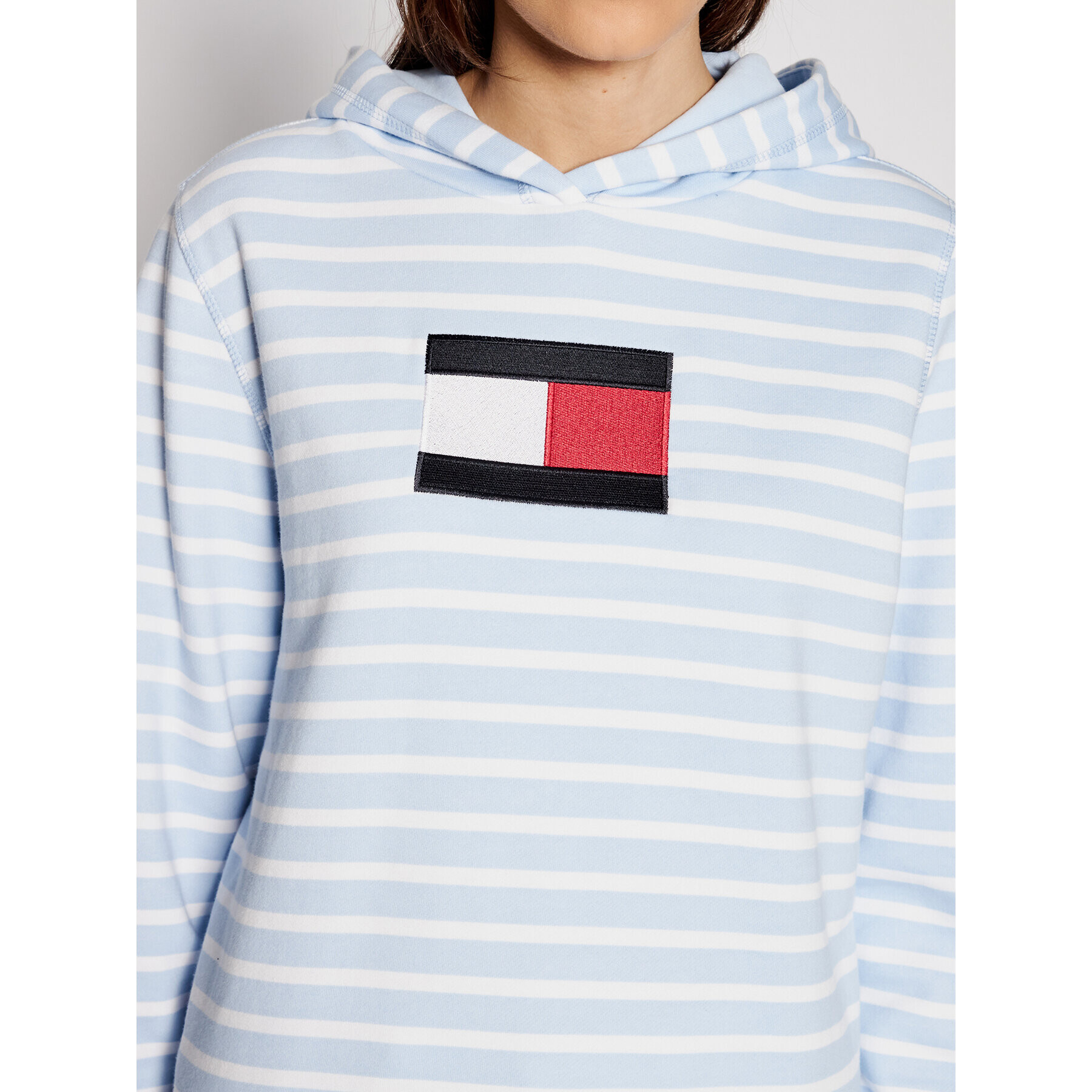 Tommy Hilfiger Mikina Abo Flag WW0WW32440 Modrá Regular Fit - Pepit.cz