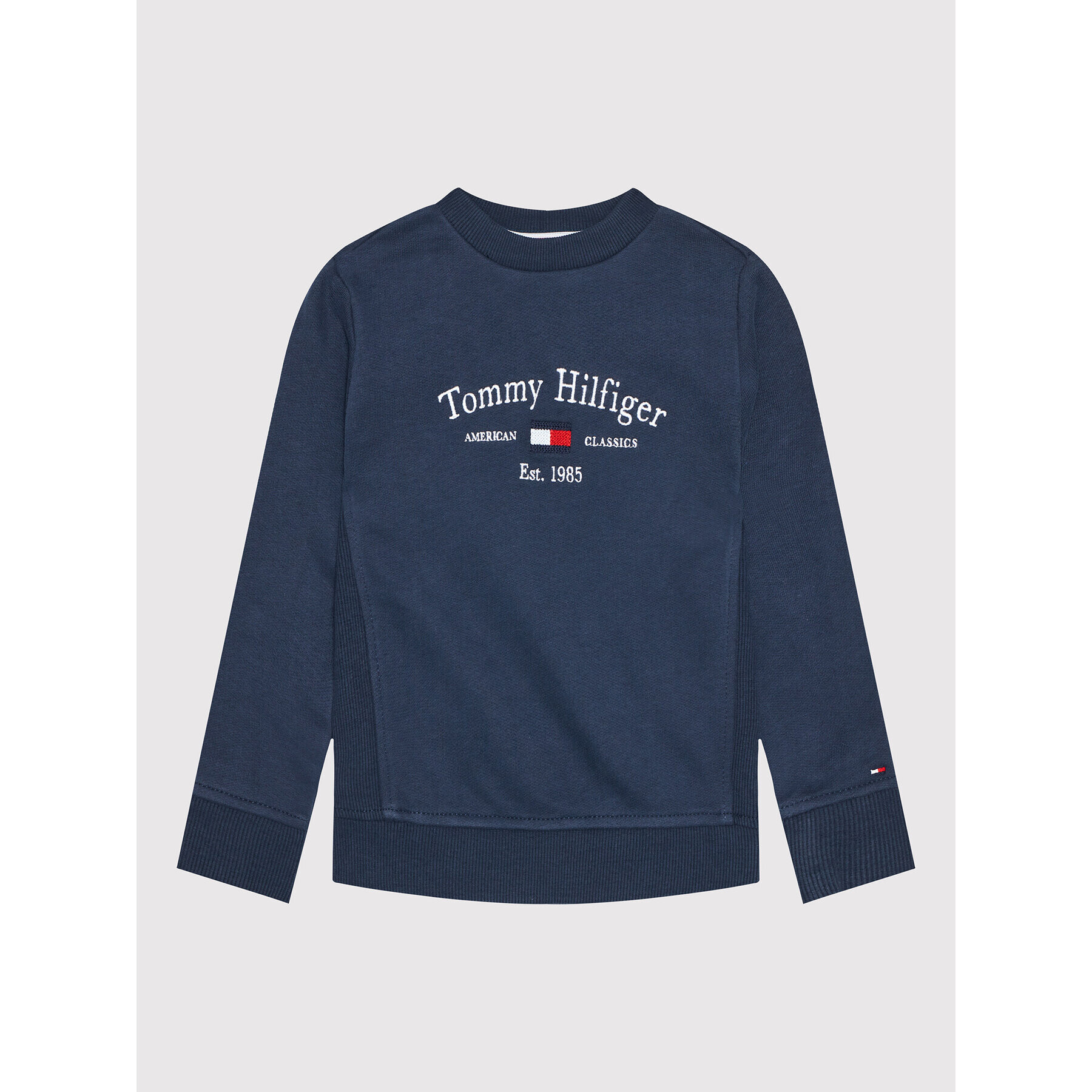 Tommy Hilfiger Mikina Artwork KB0KB06347 M Tmavomodrá Regular Fit - Pepit.cz