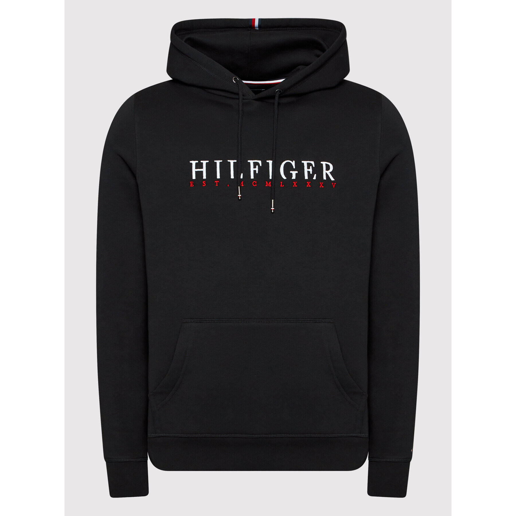 Tommy Hilfiger Mikina Corp Graphic MW0MW22204 Černá Regular Fit - Pepit.cz