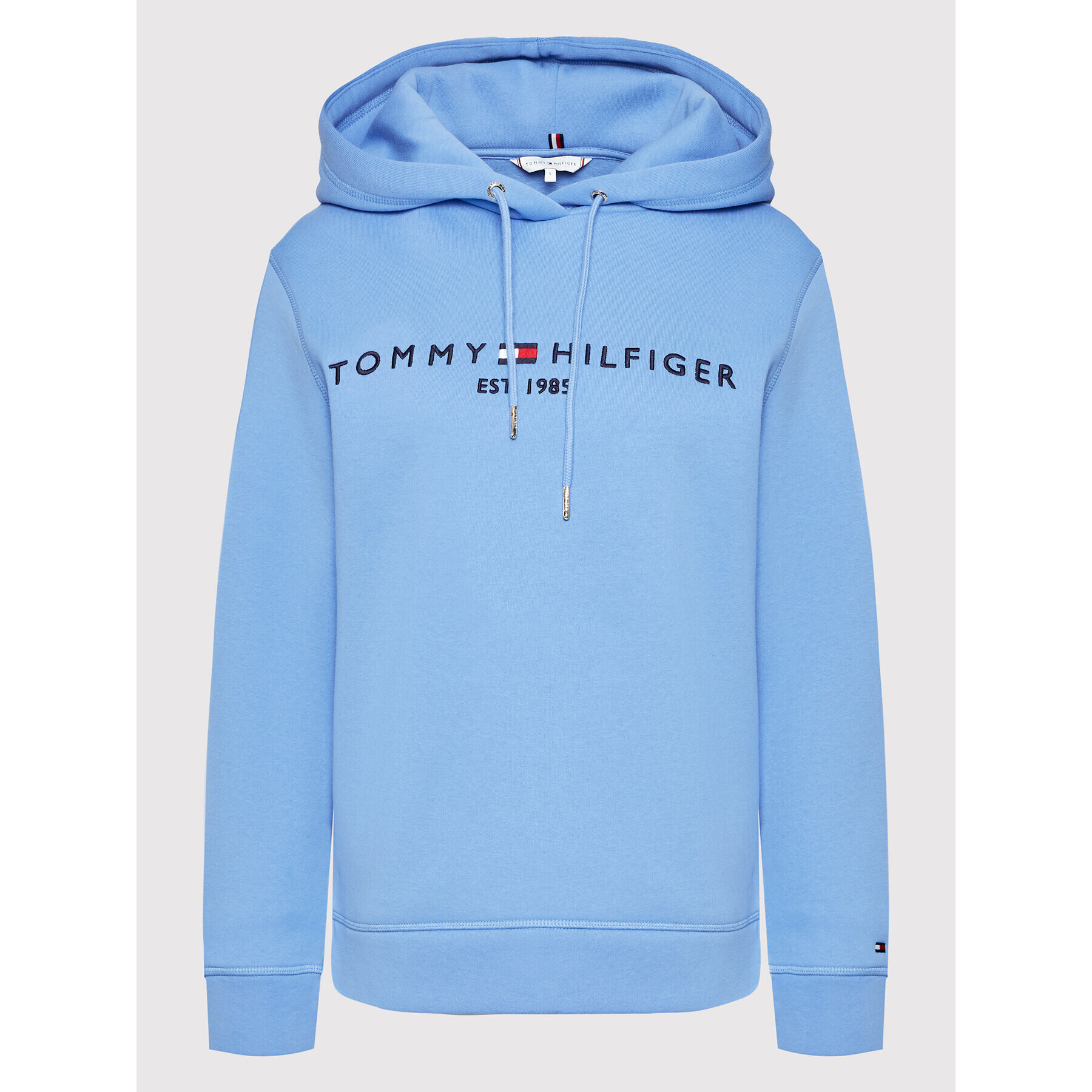 Tommy Hilfiger Mikina Ess WW0WW26410 Modrá Regular Fit - Pepit.cz