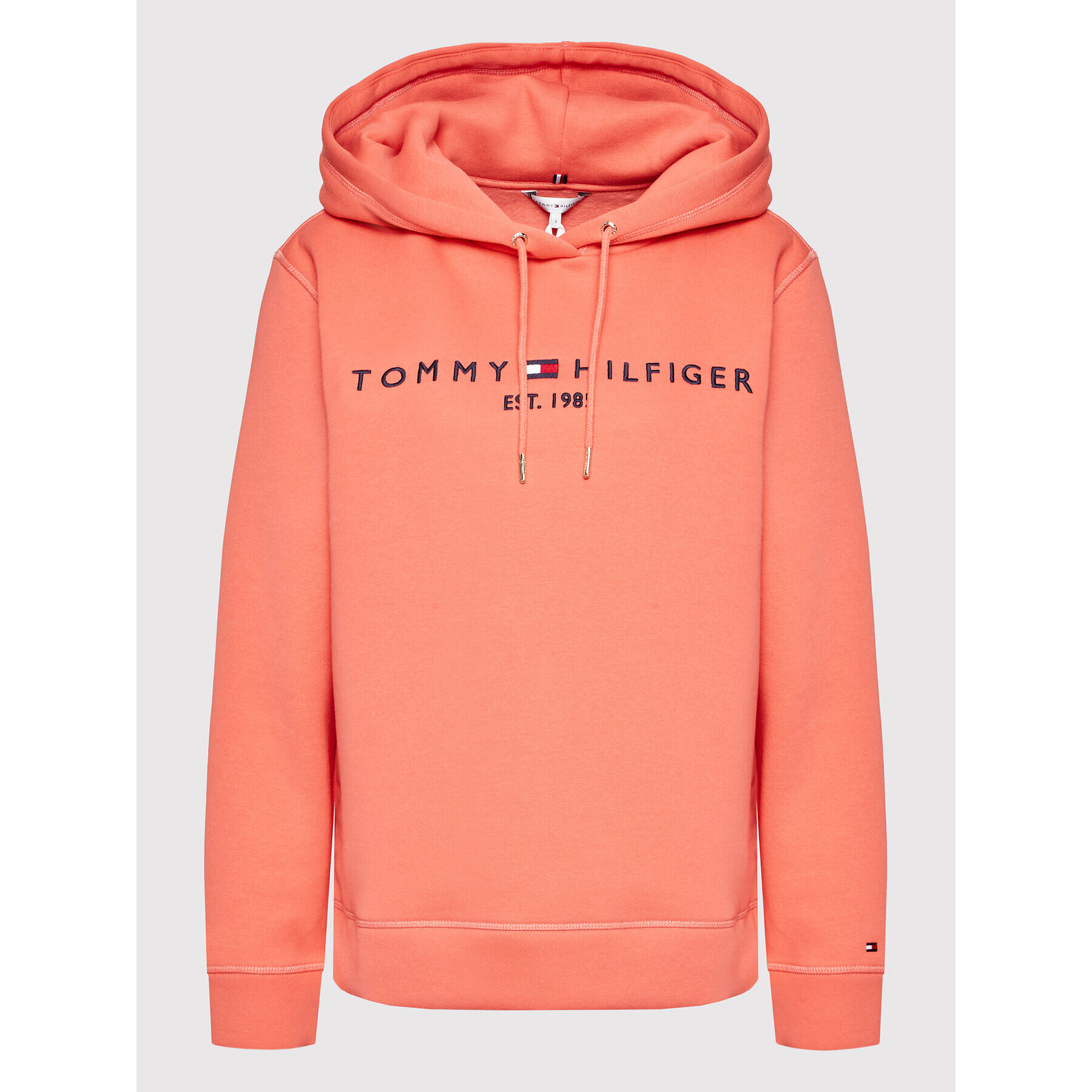 Tommy Hilfiger Mikina Ess WW0WW26410 Oranžová Regular Fit - Pepit.cz