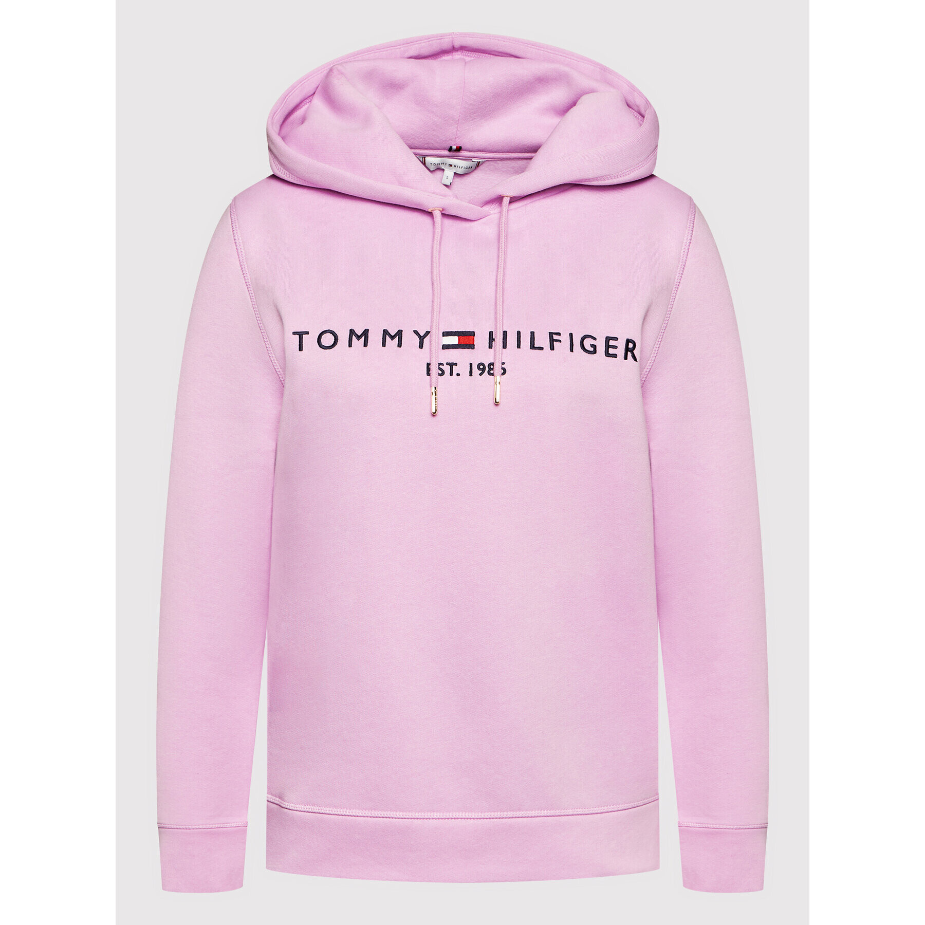 Tommy Hilfiger Mikina Ess WW0WW26410 Růžová Regular Fit - Pepit.cz