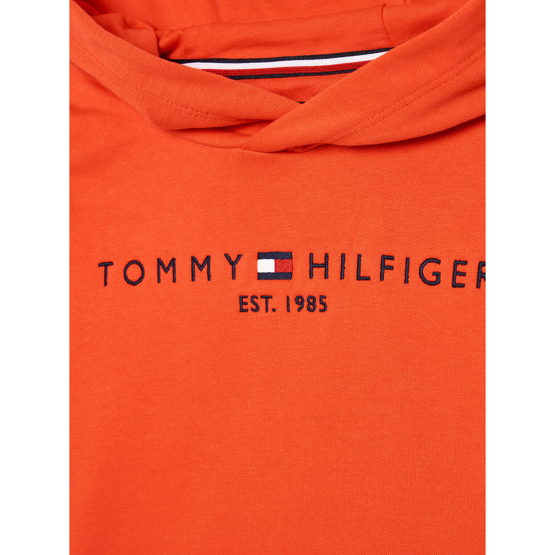 Tommy Hilfiger Mikina Essentals KB0KB05673 Červená Regular Fit - Pepit.cz