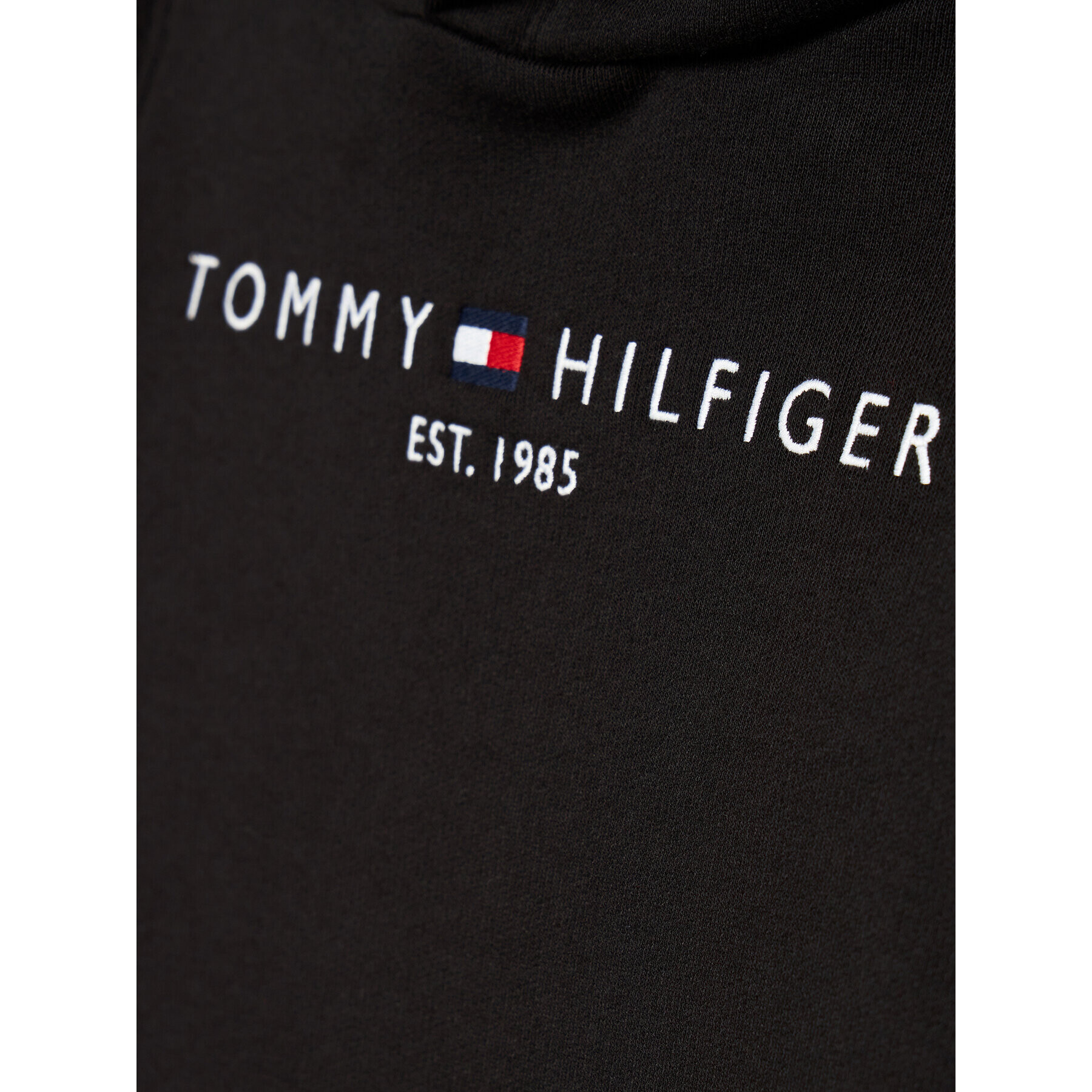 Tommy Hilfiger Mikina Essential Hoody KS0KS00213 Černá Regular Fit - Pepit.cz