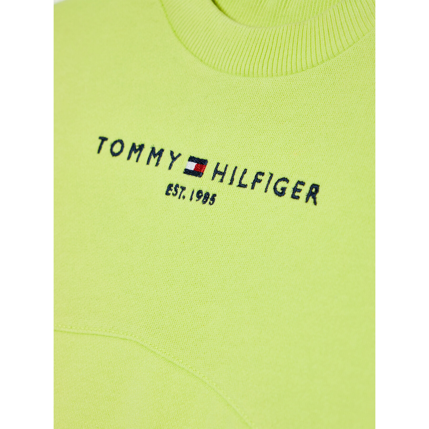 Tommy Hilfiger Mikina Essential KG0KG05764 D Zelená Regular Fit - Pepit.cz