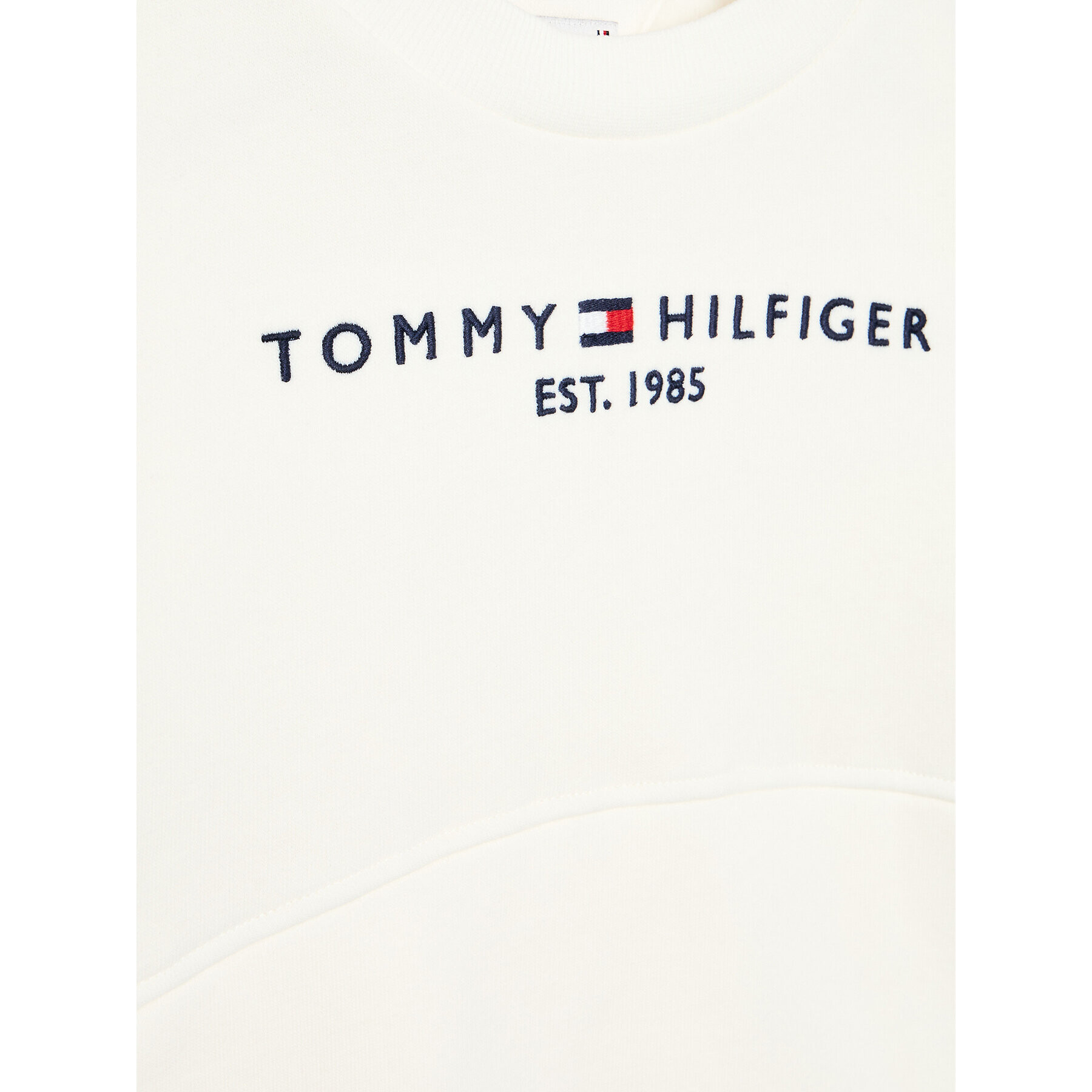 Tommy Hilfiger Mikina Essential KG0KG06651 D Bílá Regular Fit - Pepit.cz