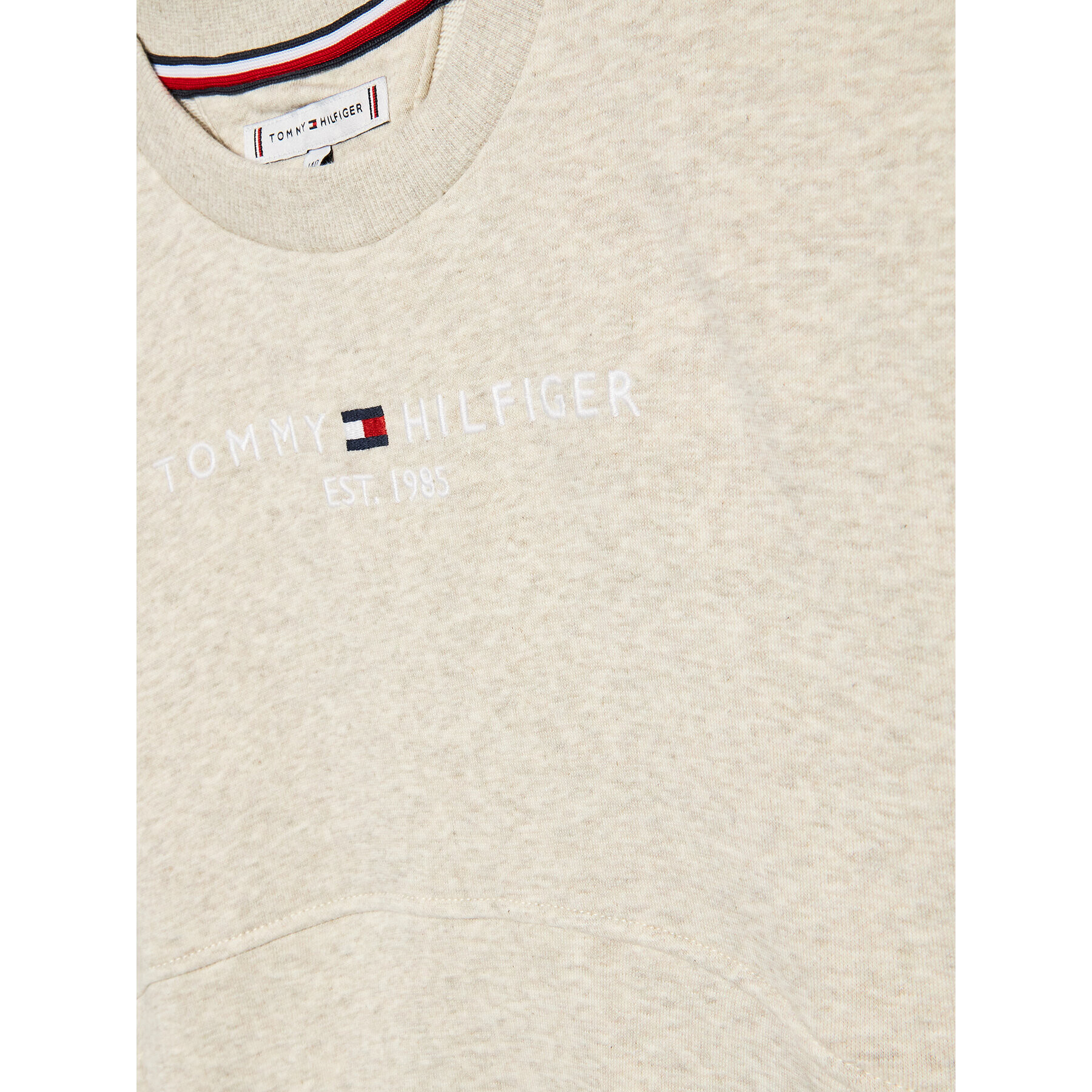 Tommy Hilfiger Mikina Essential KG0KG07043 M Béžová Regular Fit - Pepit.cz