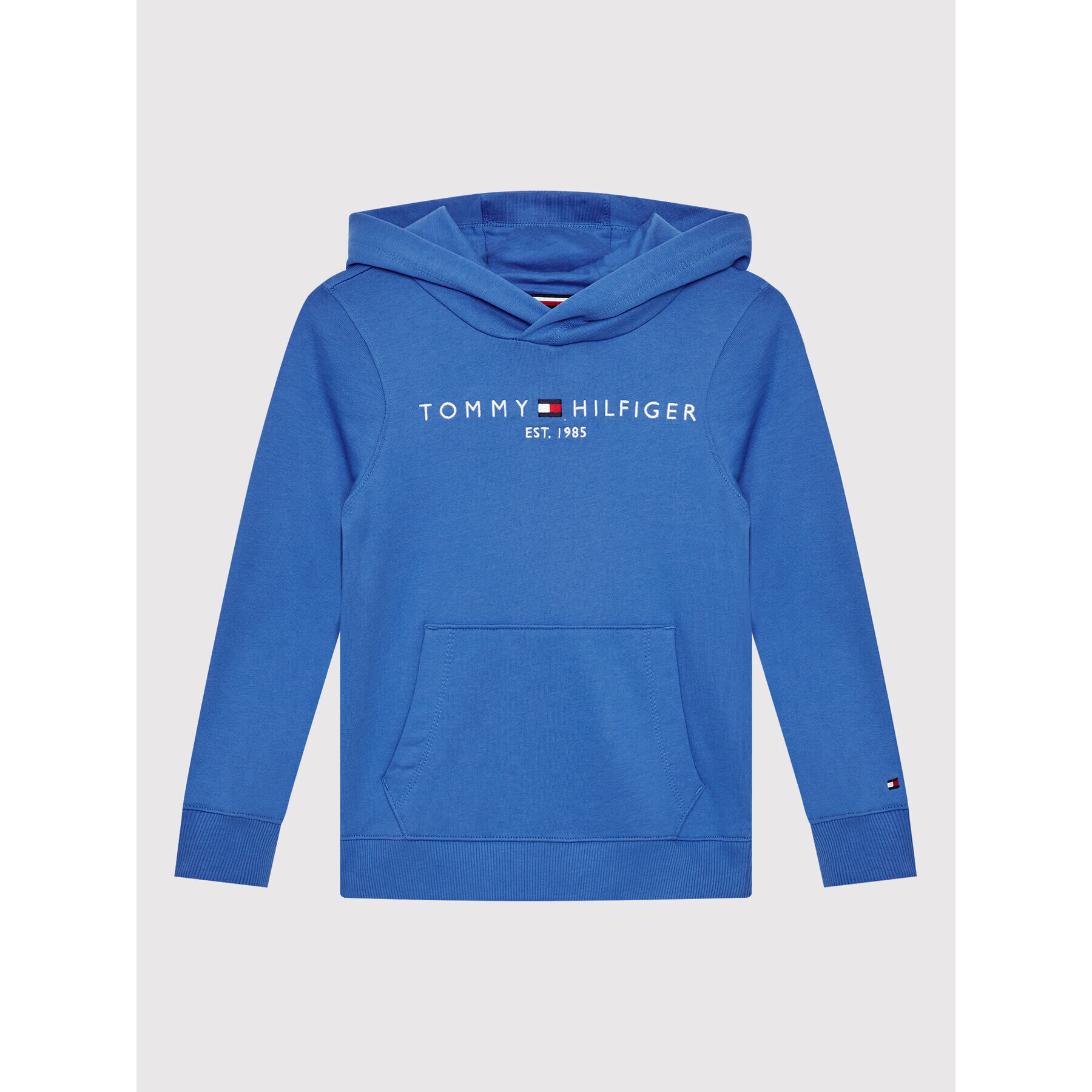 Tommy Hilfiger Mikina Essential KS0KS00205 Modrá Regular Fit - Pepit.cz