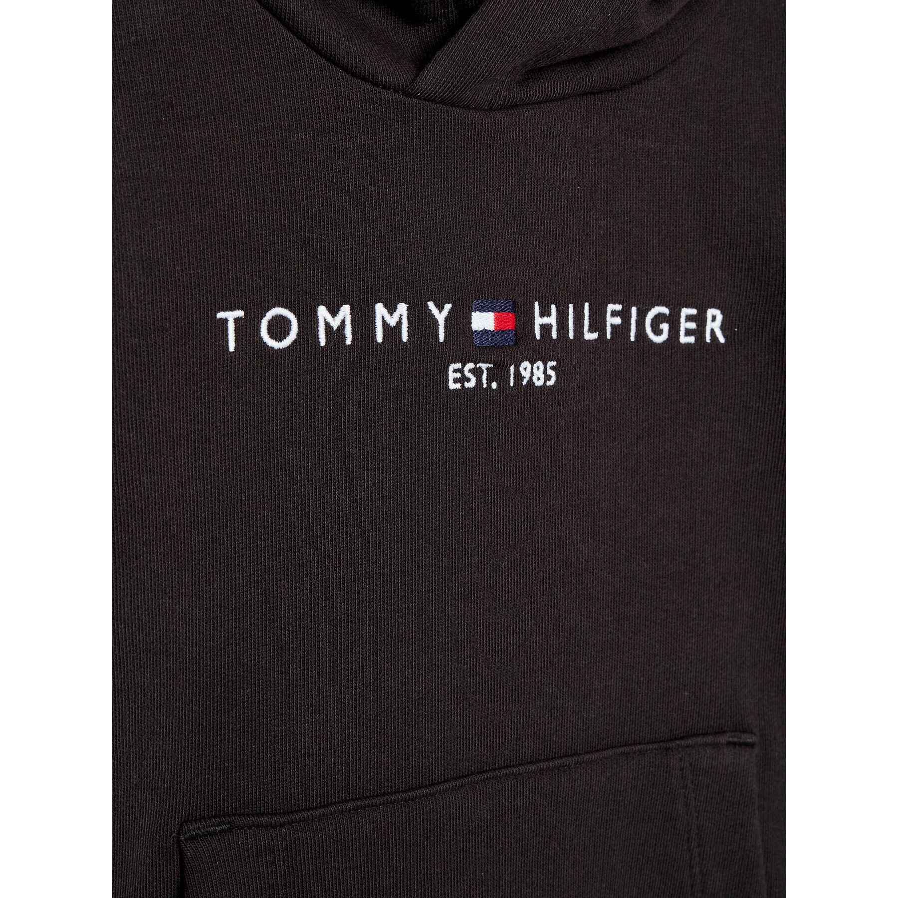 Tommy Hilfiger Mikina Essential KS0KS00213 M Černá Regular Fit - Pepit.cz