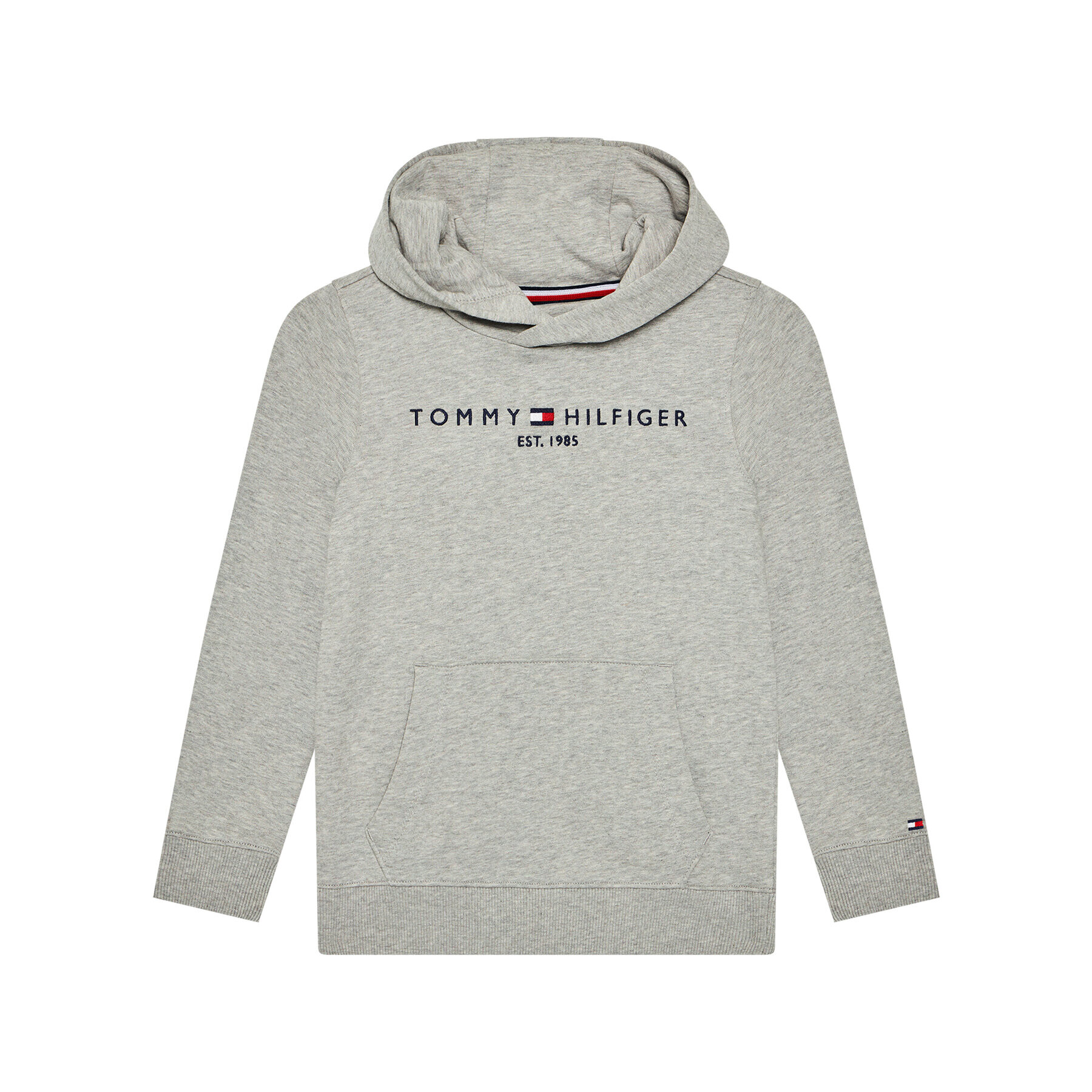 Tommy Hilfiger Mikina Essential KS0KS00213 Šedá Regular Fit - Pepit.cz