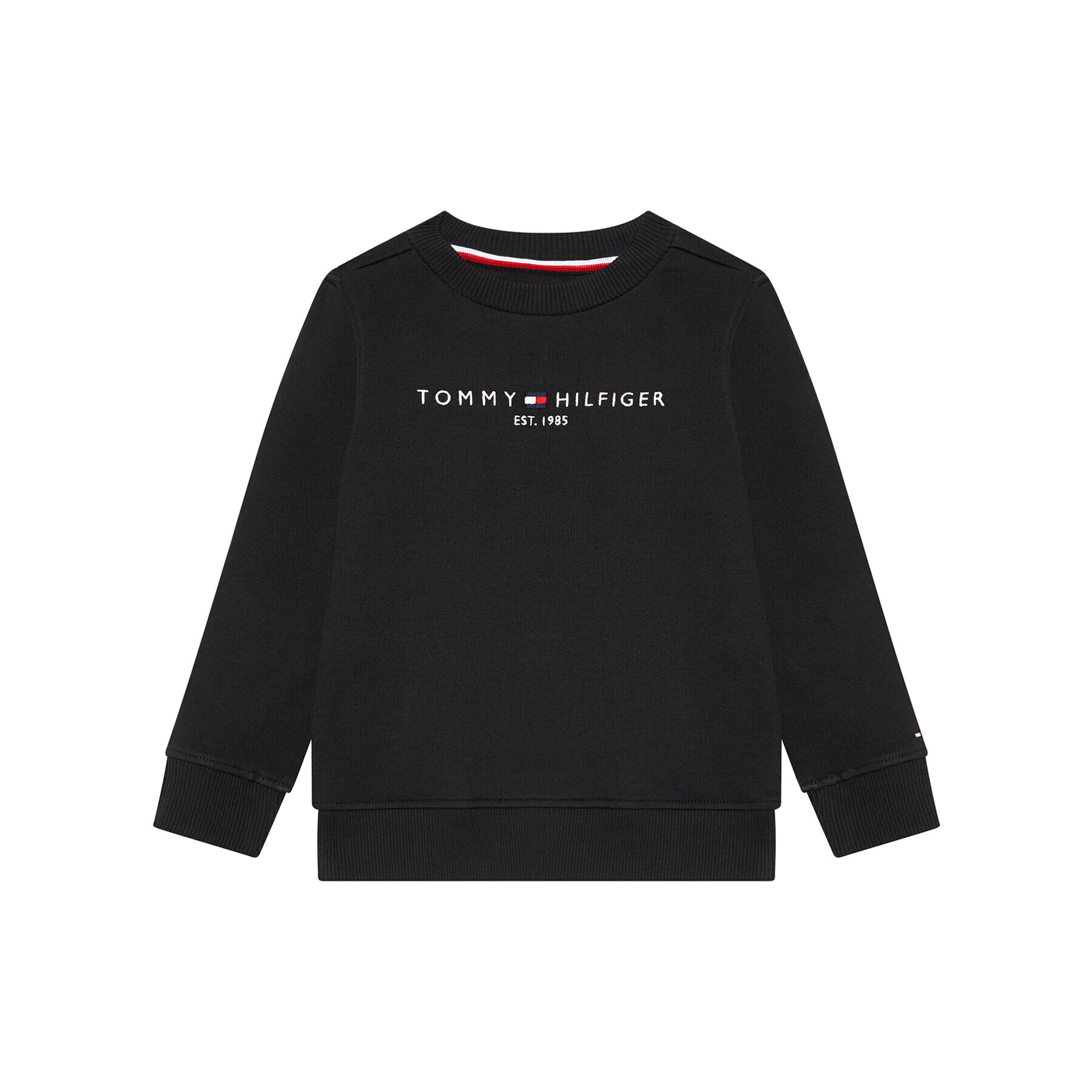 Tommy Hilfiger Mikina Essential Sweatshirt KS0KS00212 Černá Regular Fit - Pepit.cz