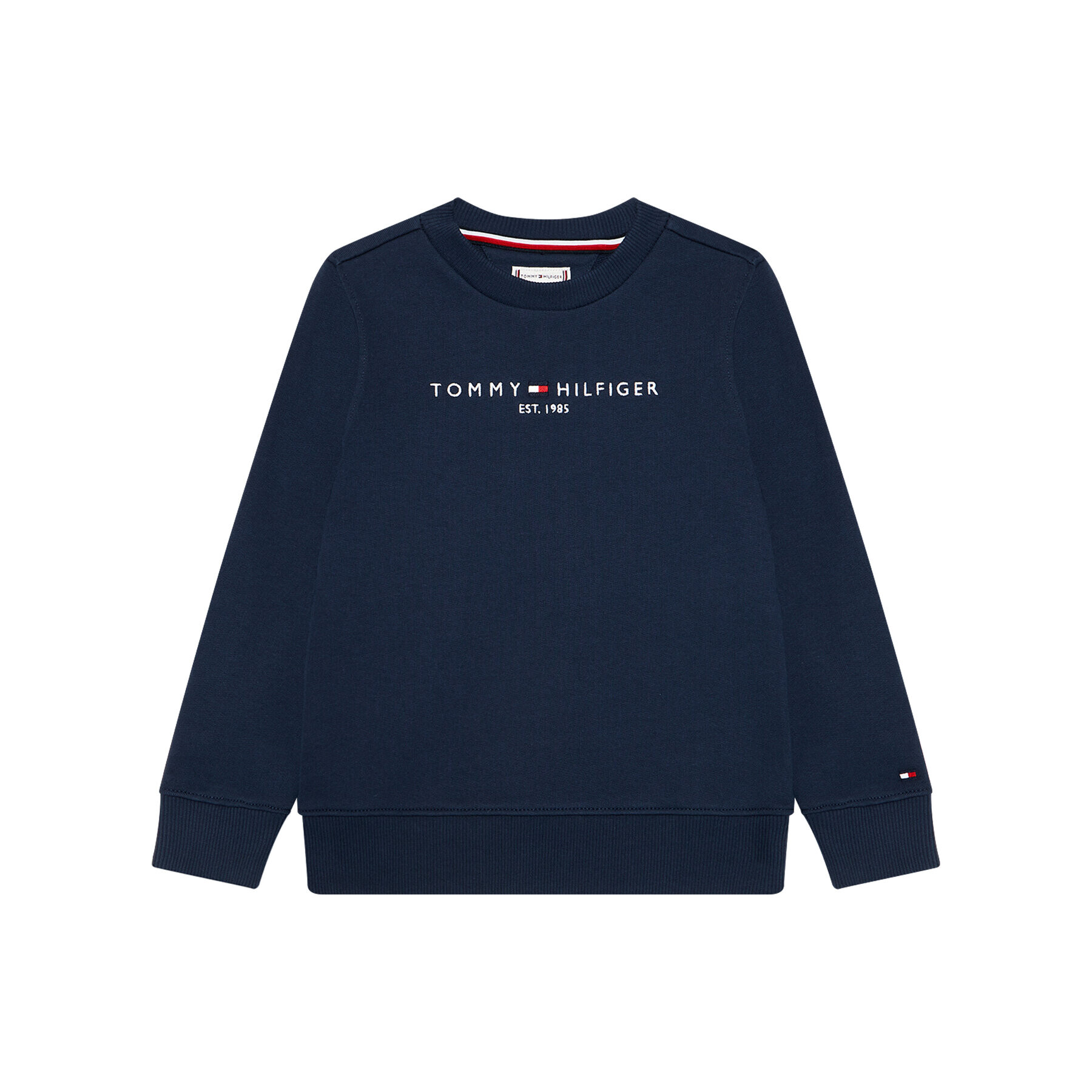 Tommy Hilfiger Mikina Essential Sweatshirt KS0KS00212 Tmavomodrá Regular Fit - Pepit.cz