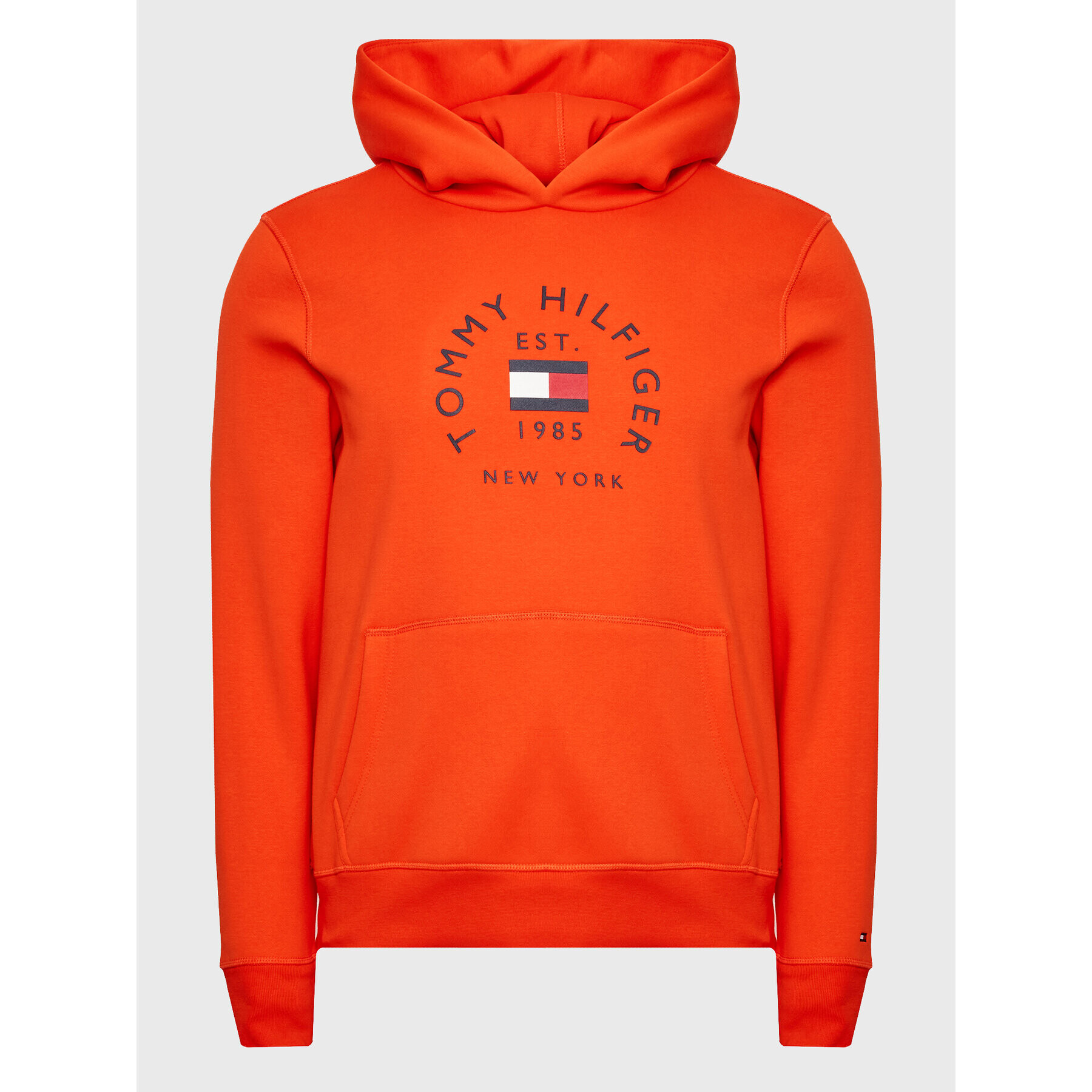 Tommy Hilfiger Mikina Flag Arch MW0MW27842 Oranžová Regular Fit - Pepit.cz