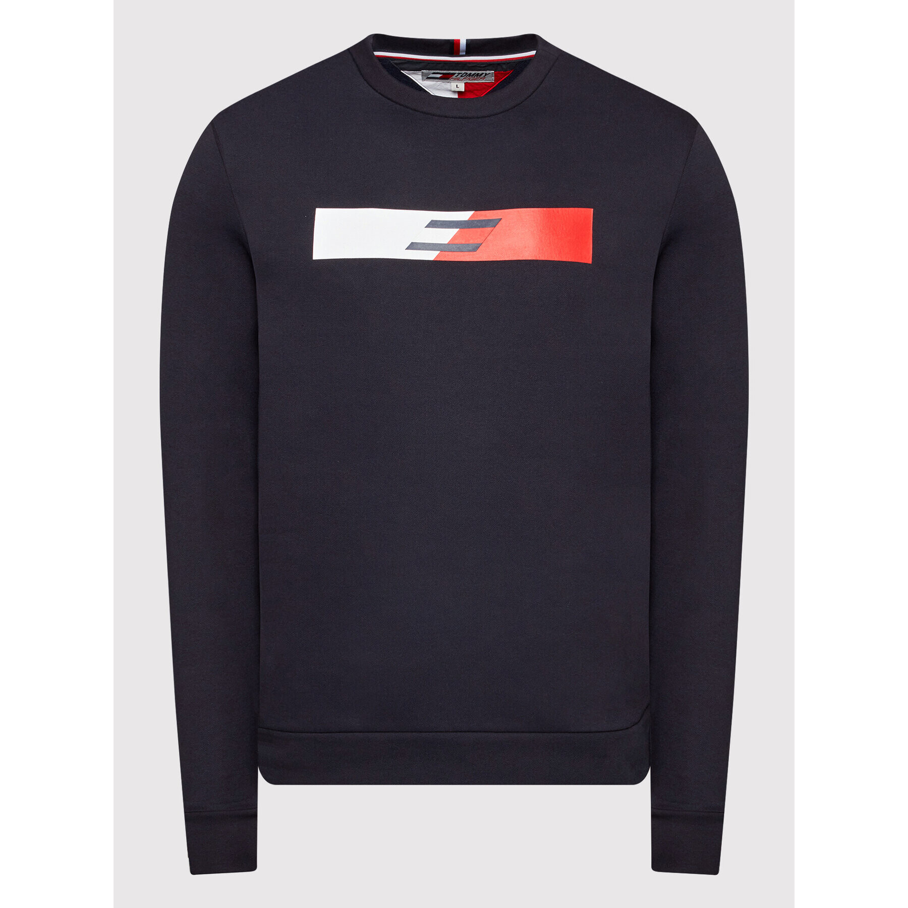 Tommy Hilfiger Mikina Graphic Crew MW0MW19762 Tmavomodrá Regular Fit - Pepit.cz