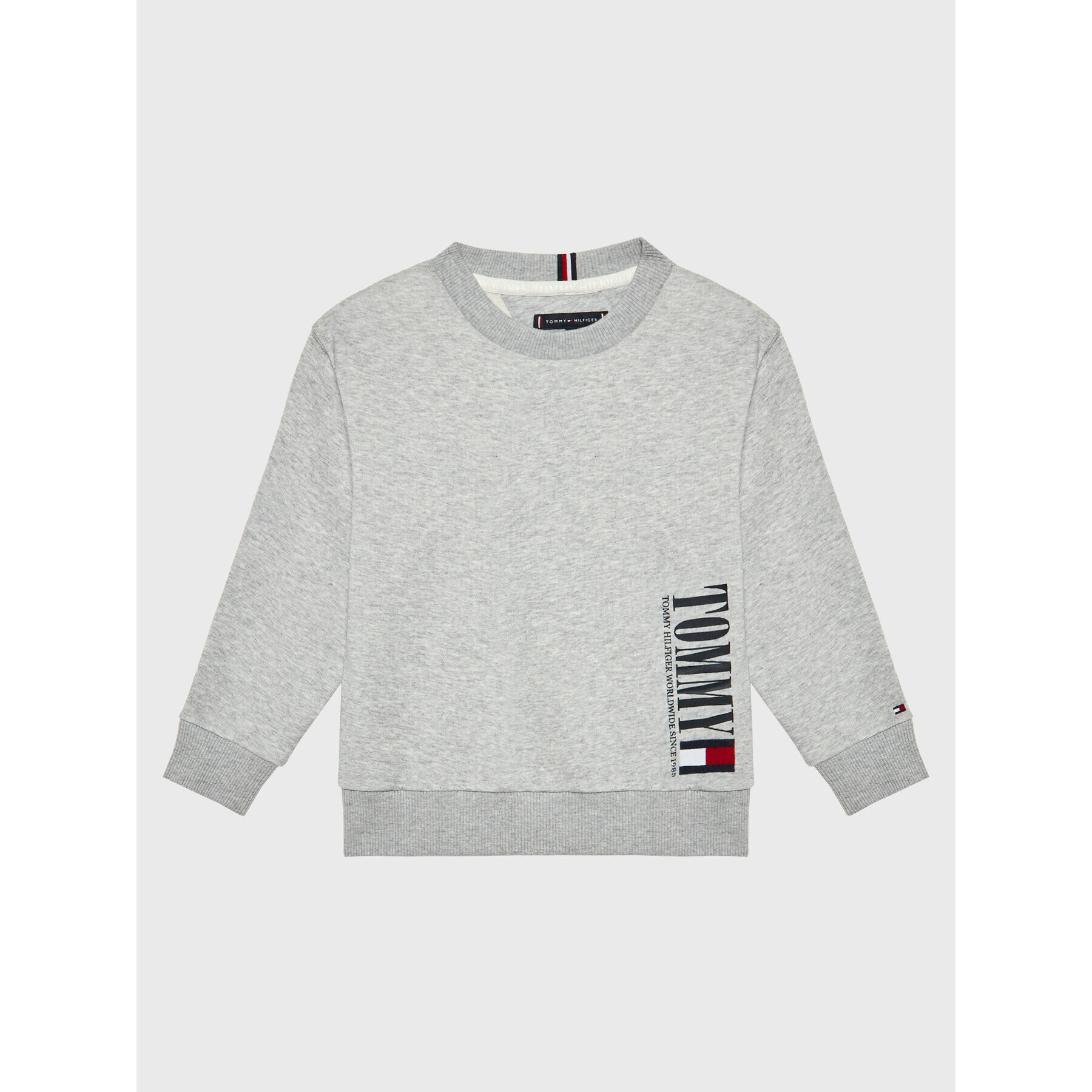 Tommy Hilfiger Mikina Graphic KB0KB07772 D Šedá Regular Fit - Pepit.cz