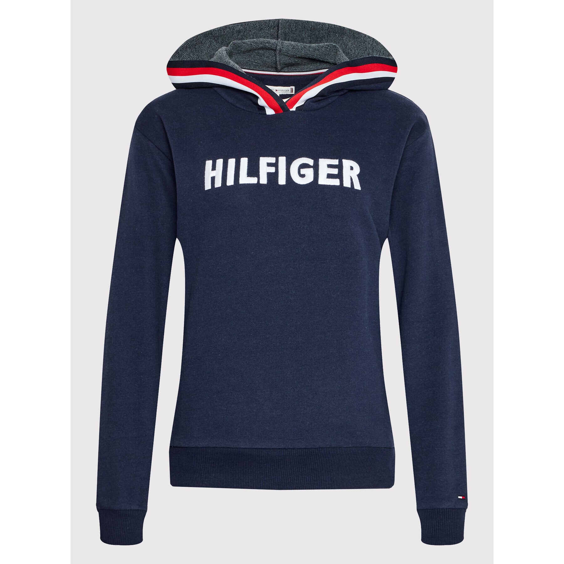 Tommy Hilfiger Mikina Hw Knit UW0UW03592 Tmavomodrá Regular Fit - Pepit.cz