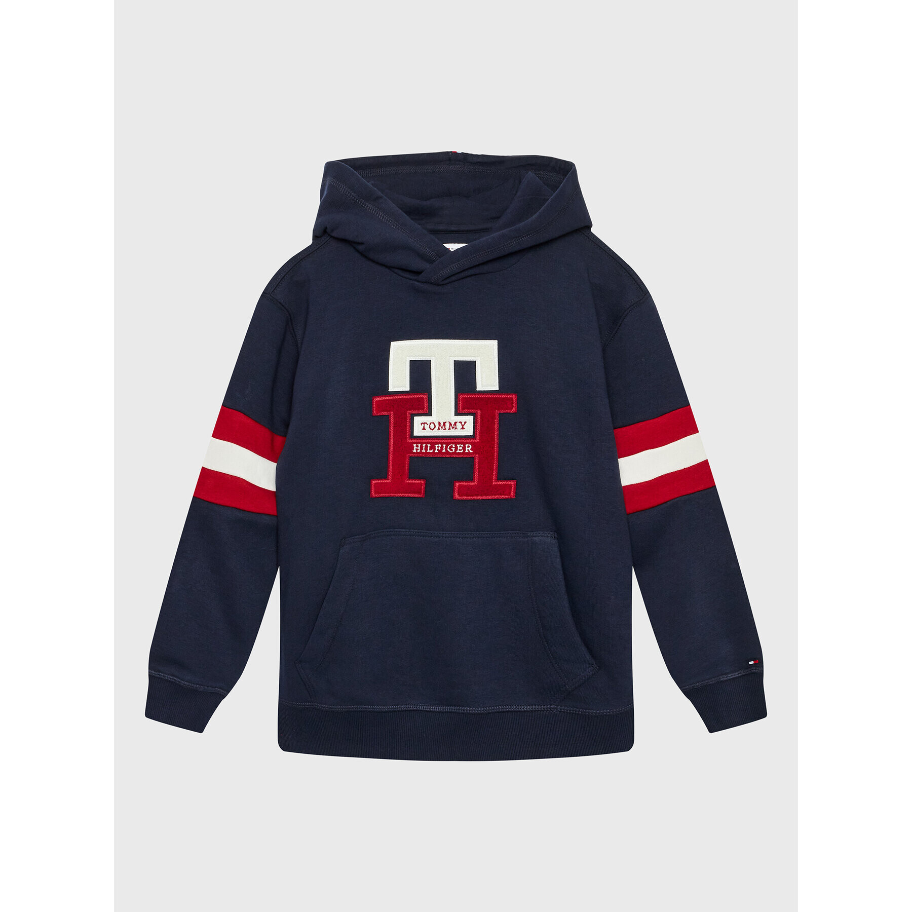 Tommy Hilfiger Mikina Icon Monogram KS0KS00312 D Tmavomodrá Regular Fit - Pepit.cz