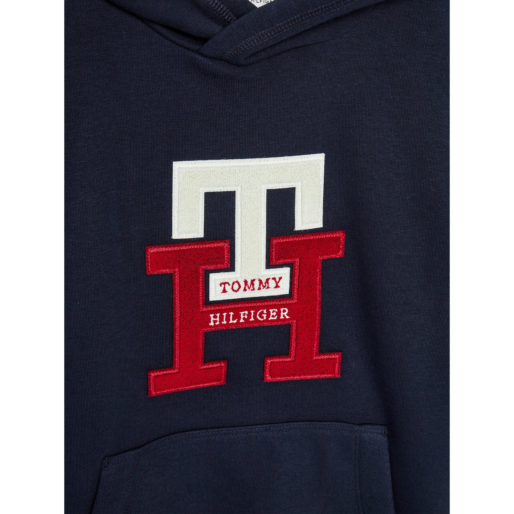 Tommy Hilfiger Mikina Icon Monogram KS0KS00312 D Tmavomodrá Regular Fit - Pepit.cz