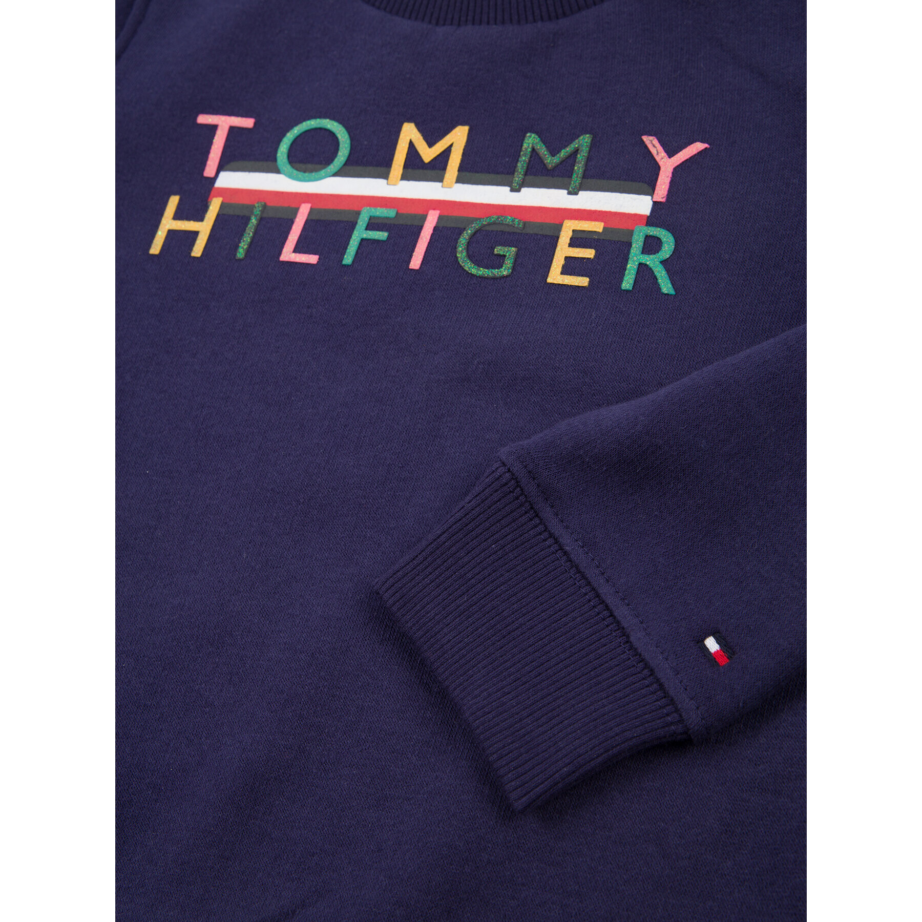 Tommy Hilfiger Mikina Iconic Logo KG0KG04834 Tmavomodrá Regular Fit - Pepit.cz