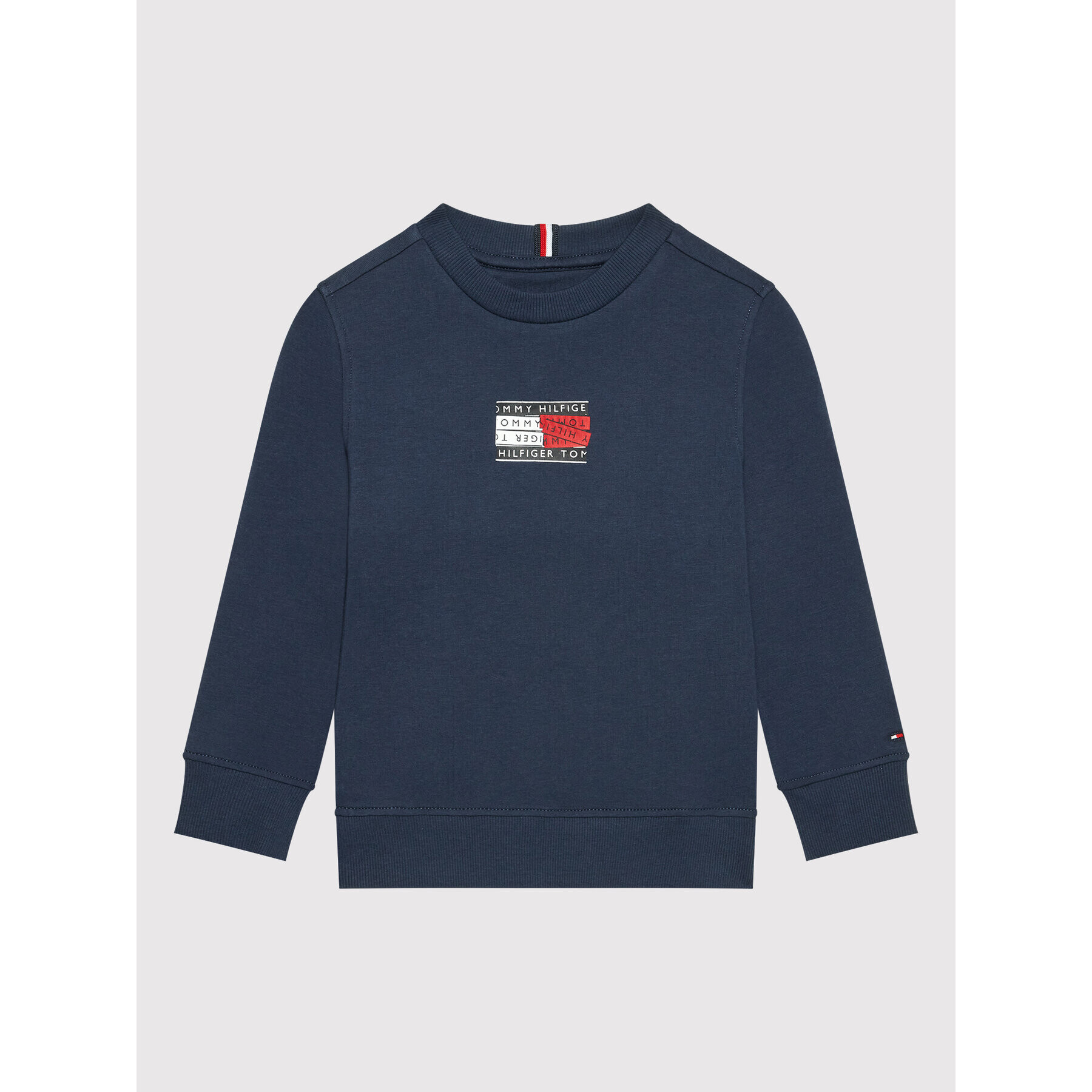 Tommy Hilfiger Mikina KB0KB07344 Tmavomodrá Regular Fit - Pepit.cz