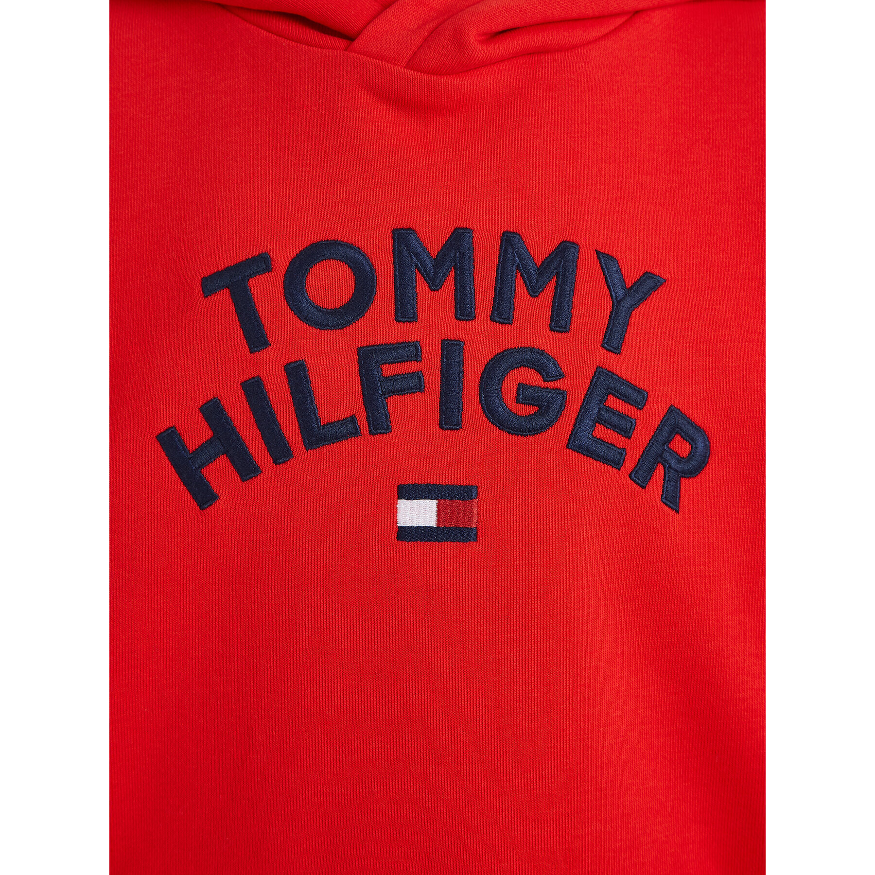 Tommy Hilfiger Mikina KB0KB08490 S Oranžová Regular Fit - Pepit.cz