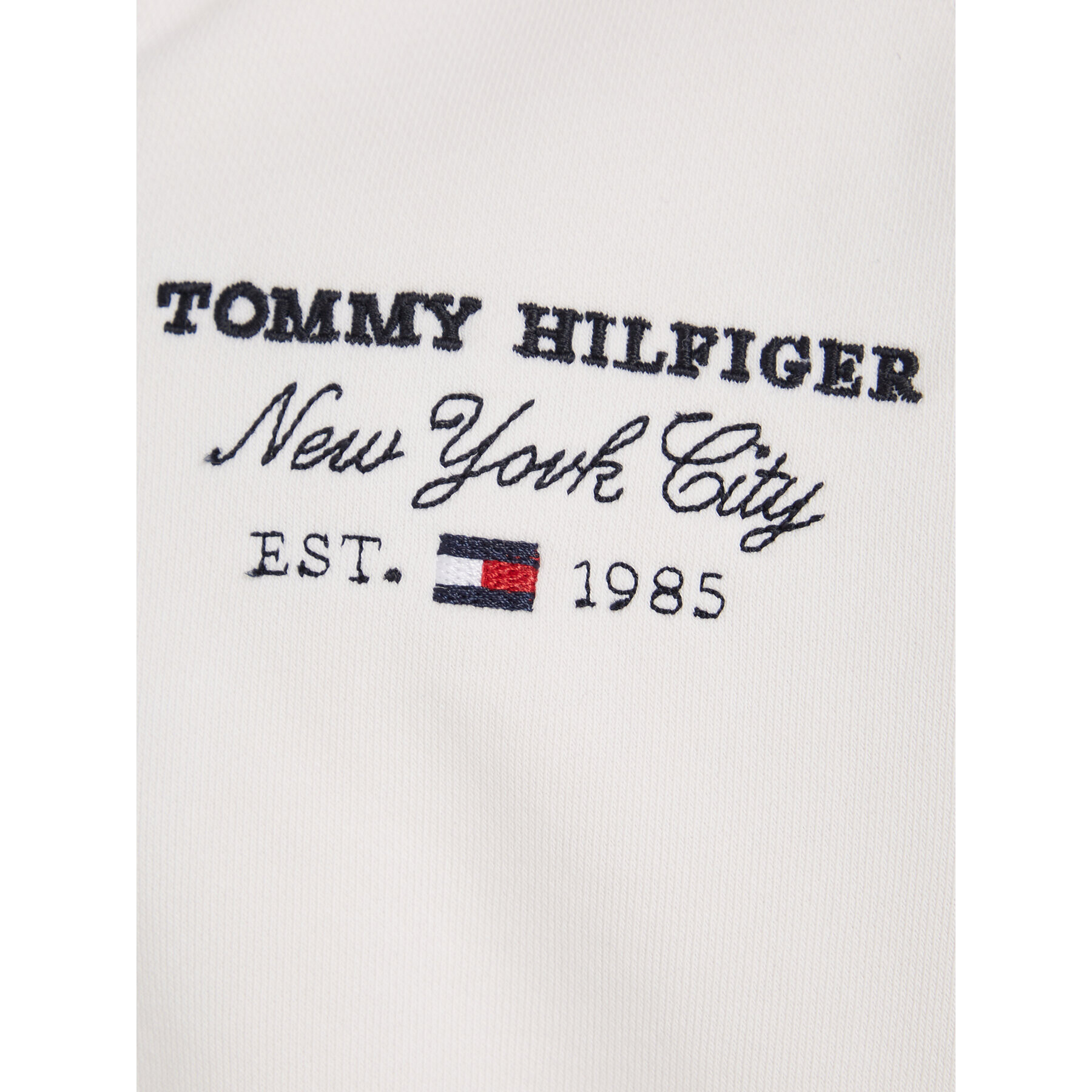 Tommy Hilfiger Mikina KG0KG07591 Bílá Regular Fit - Pepit.cz