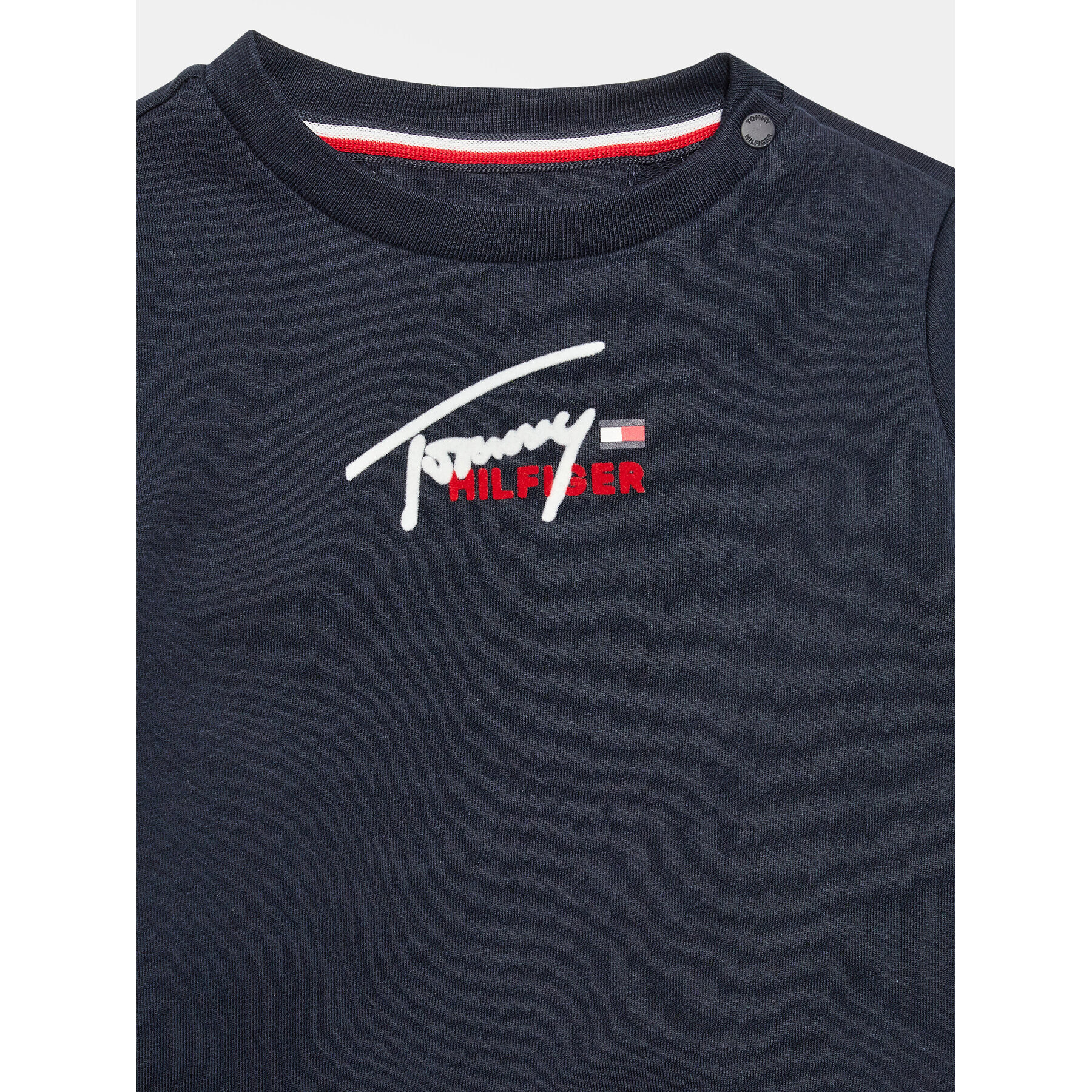 Tommy Hilfiger Mikina KN0KN01612 Tmavomodrá Regular Fit - Pepit.cz