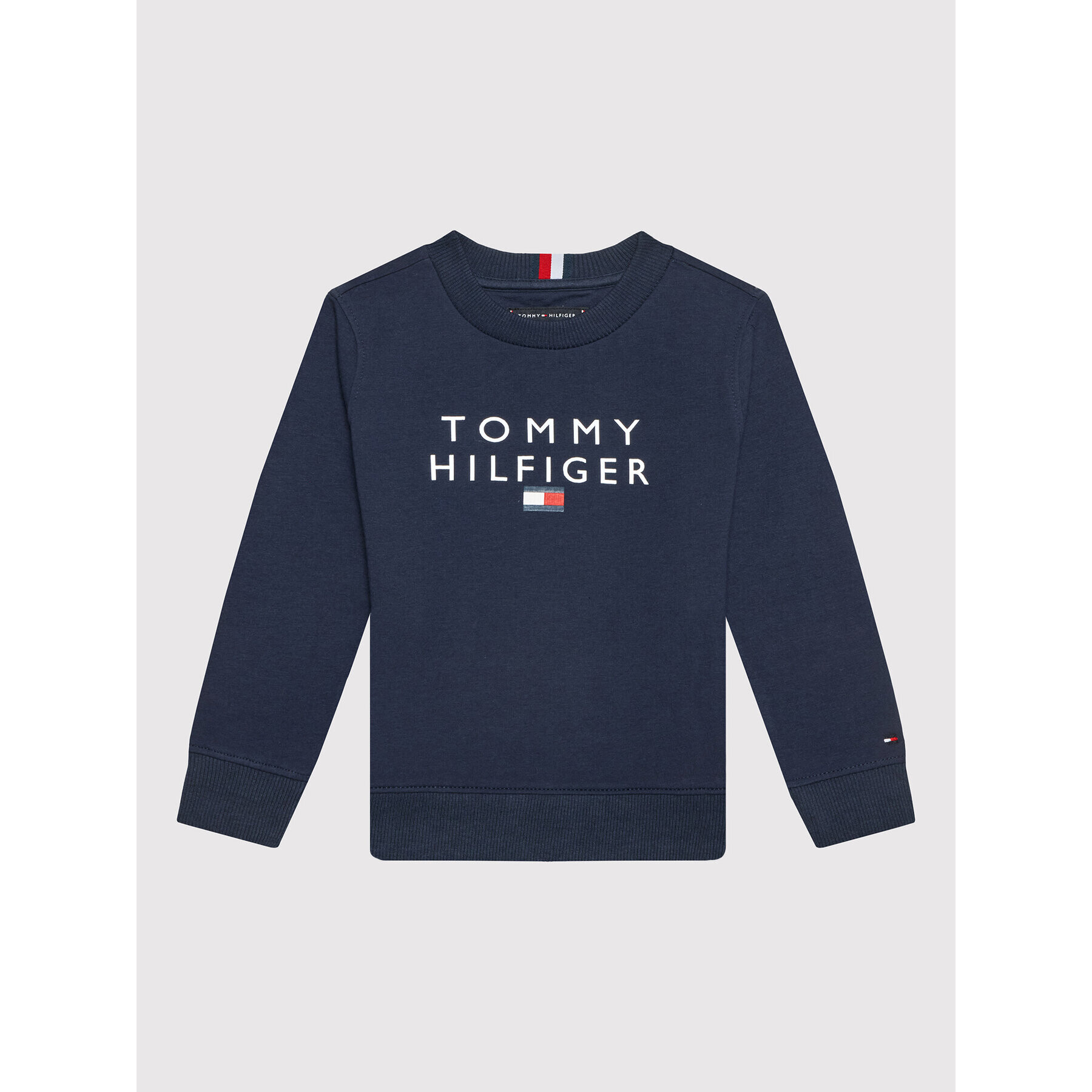 Tommy Hilfiger Mikina Logo KB0KB06897 D Tmavomodrá Regular Fit - Pepit.cz