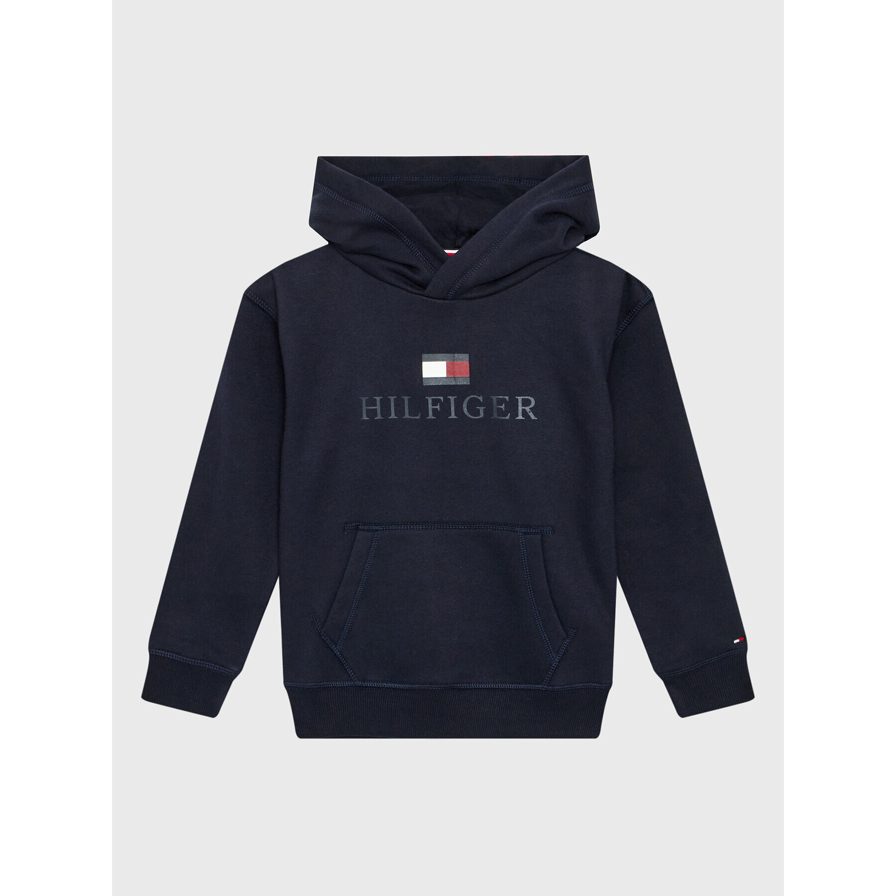 Tommy Hilfiger Mikina Logo KB0KB07781 M Tmavomodrá Regular Fit - Pepit.cz