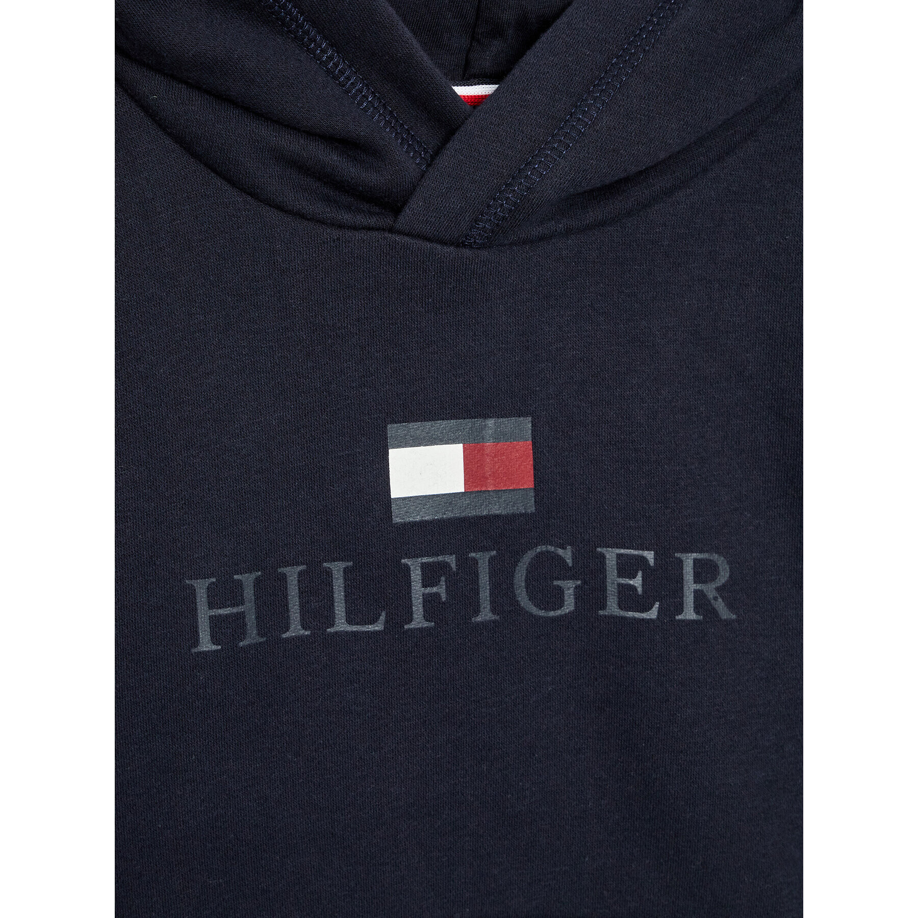 Tommy Hilfiger Mikina Logo KB0KB07781 M Tmavomodrá Regular Fit - Pepit.cz