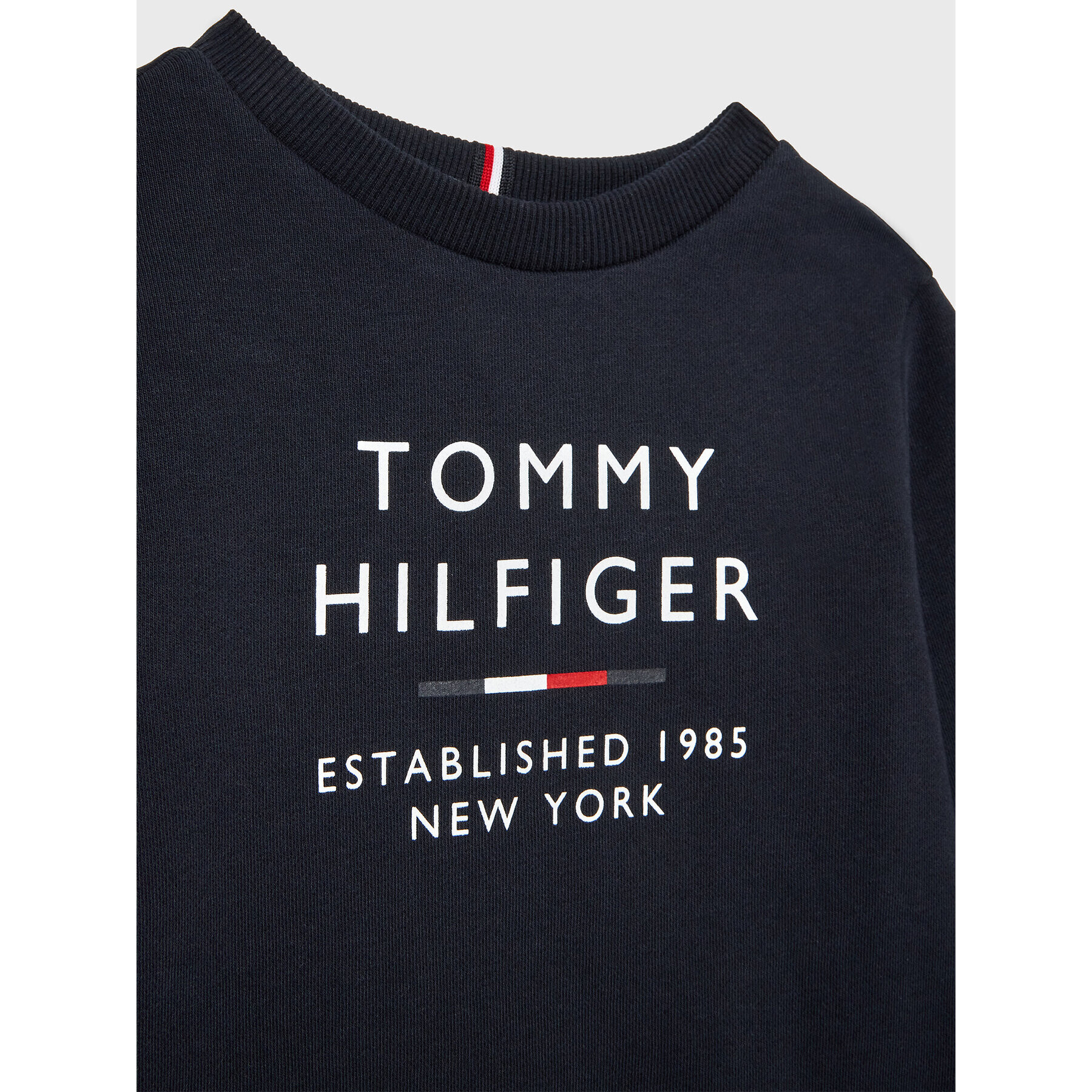 Tommy Hilfiger Mikina Logo KB0KB07960 D Tmavomodrá Regular Fit - Pepit.cz