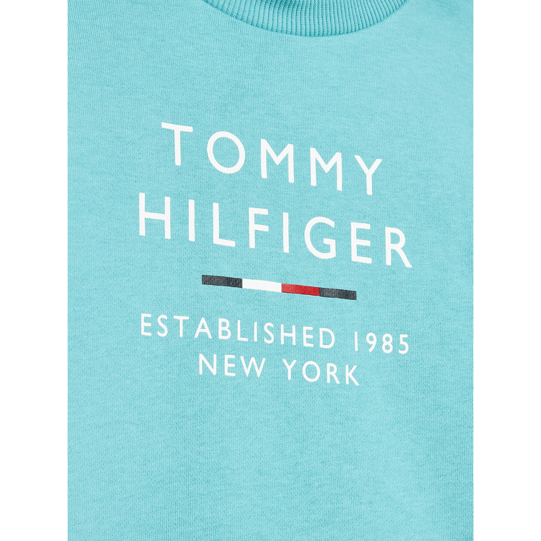 Tommy Hilfiger Mikina Logo KB0KB07960 M Zelená Regular Fit - Pepit.cz