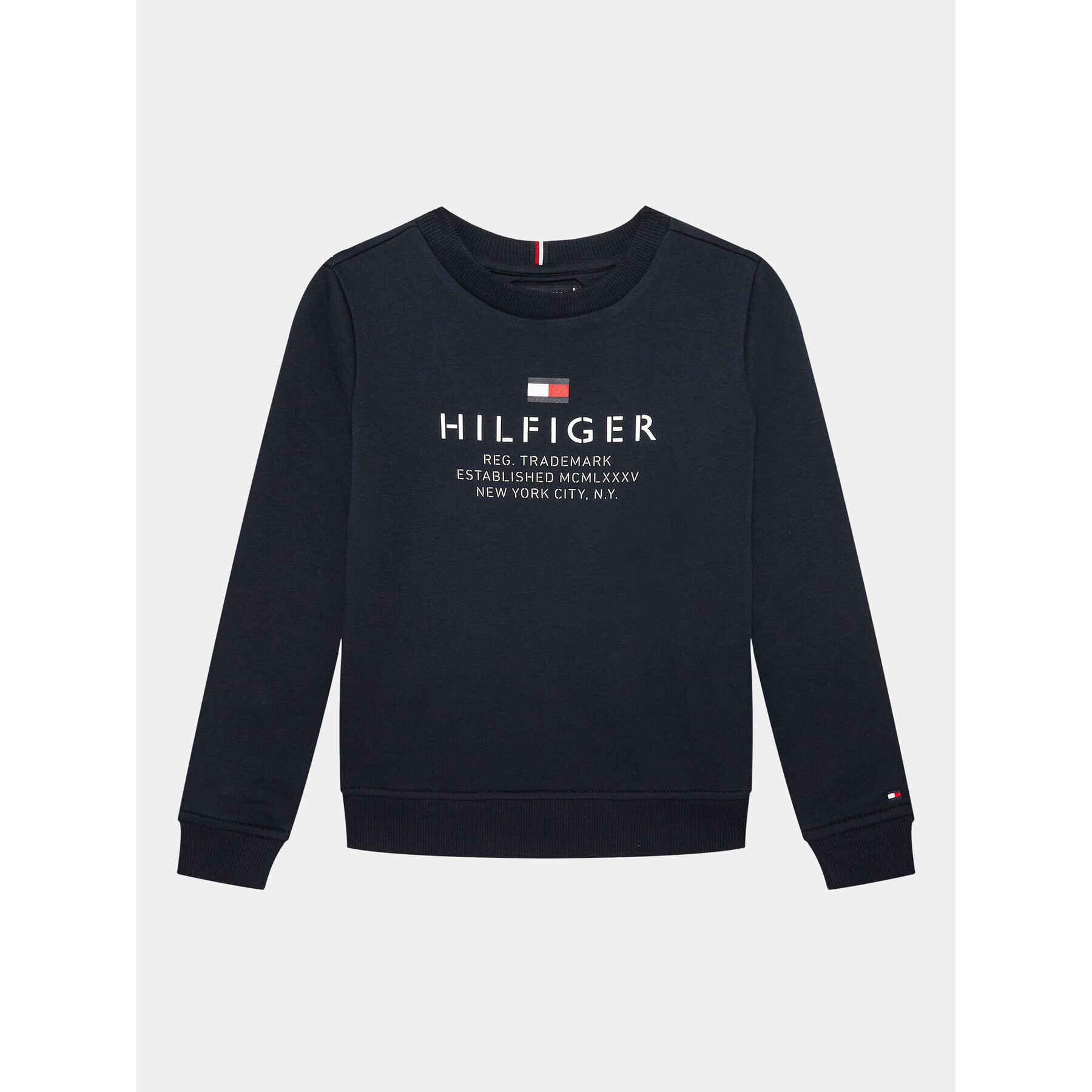 Tommy Hilfiger Mikina Logo KB0KB08170 Tmavomodrá Regular Fit - Pepit.cz