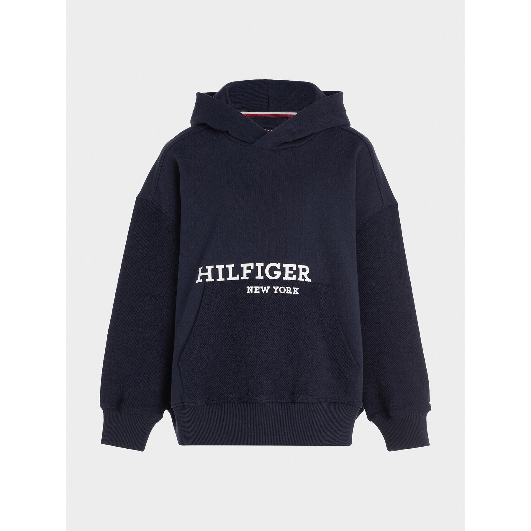 Tommy Hilfiger Mikina Logo KB0KB08298 D Tmavomodrá Regular Fit - Pepit.cz