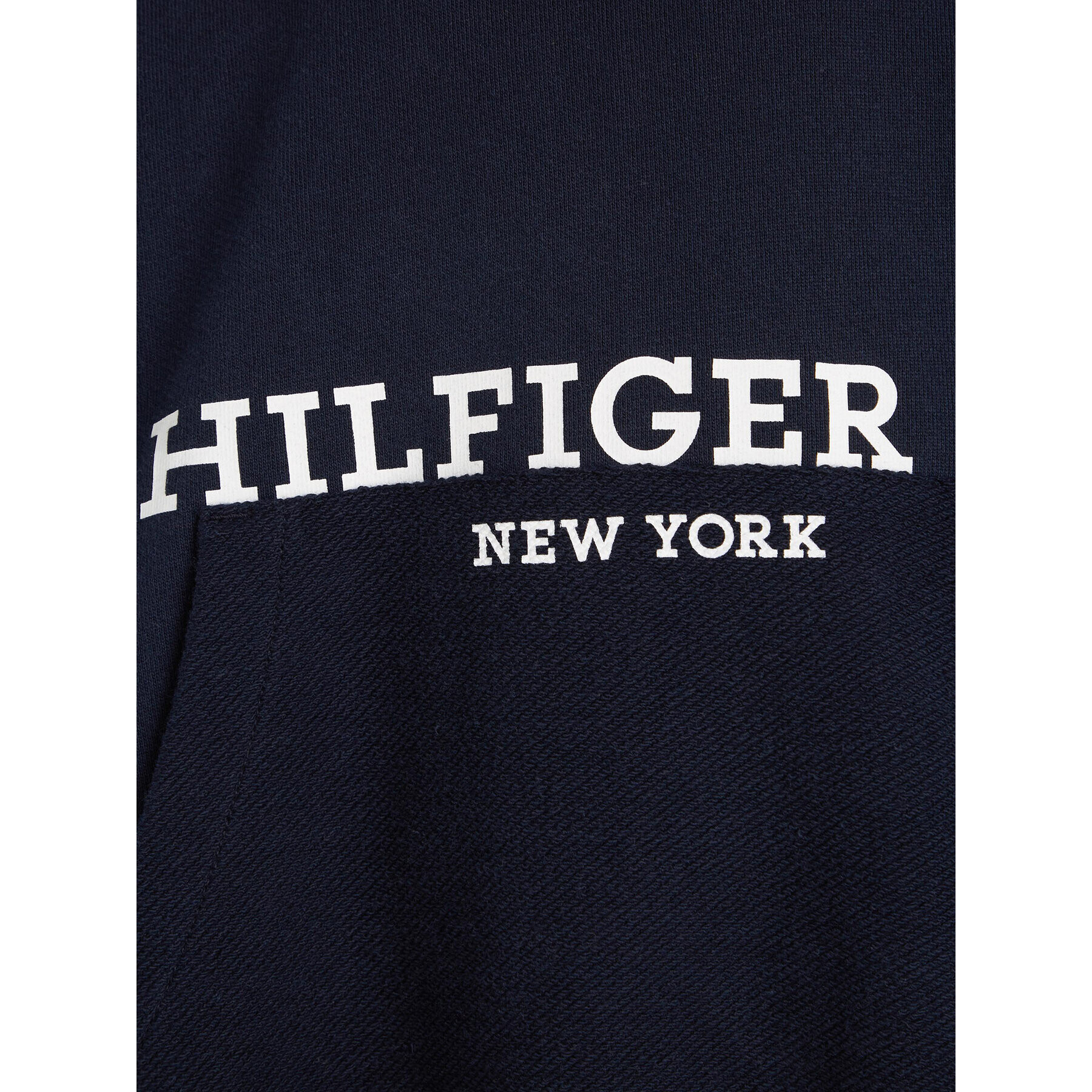 Tommy Hilfiger Mikina Logo KB0KB08298 D Tmavomodrá Regular Fit - Pepit.cz