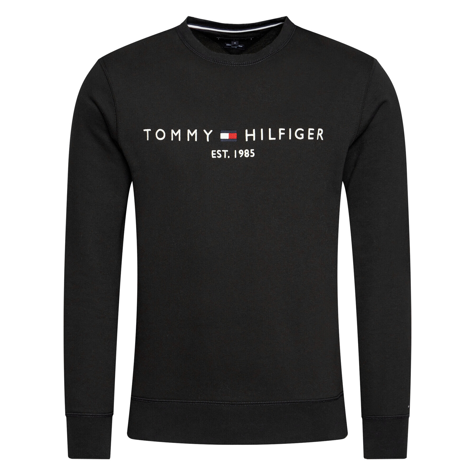 Tommy Hilfiger Mikina Logo MW0MW11596 Černá Regular Fit - Pepit.cz