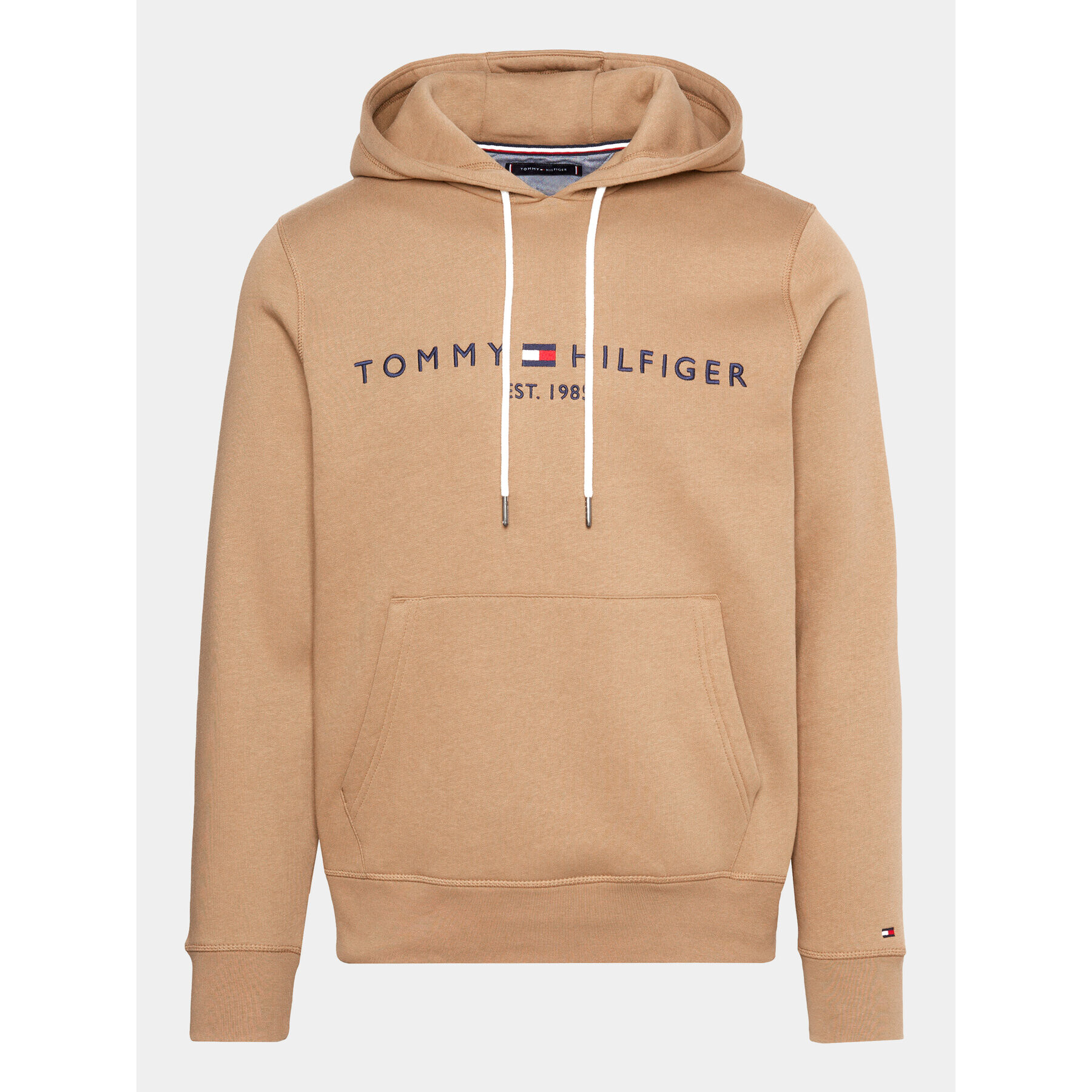 Tommy Hilfiger Mikina Logo MW0MW11599 Béžová Regular Fit - Pepit.cz