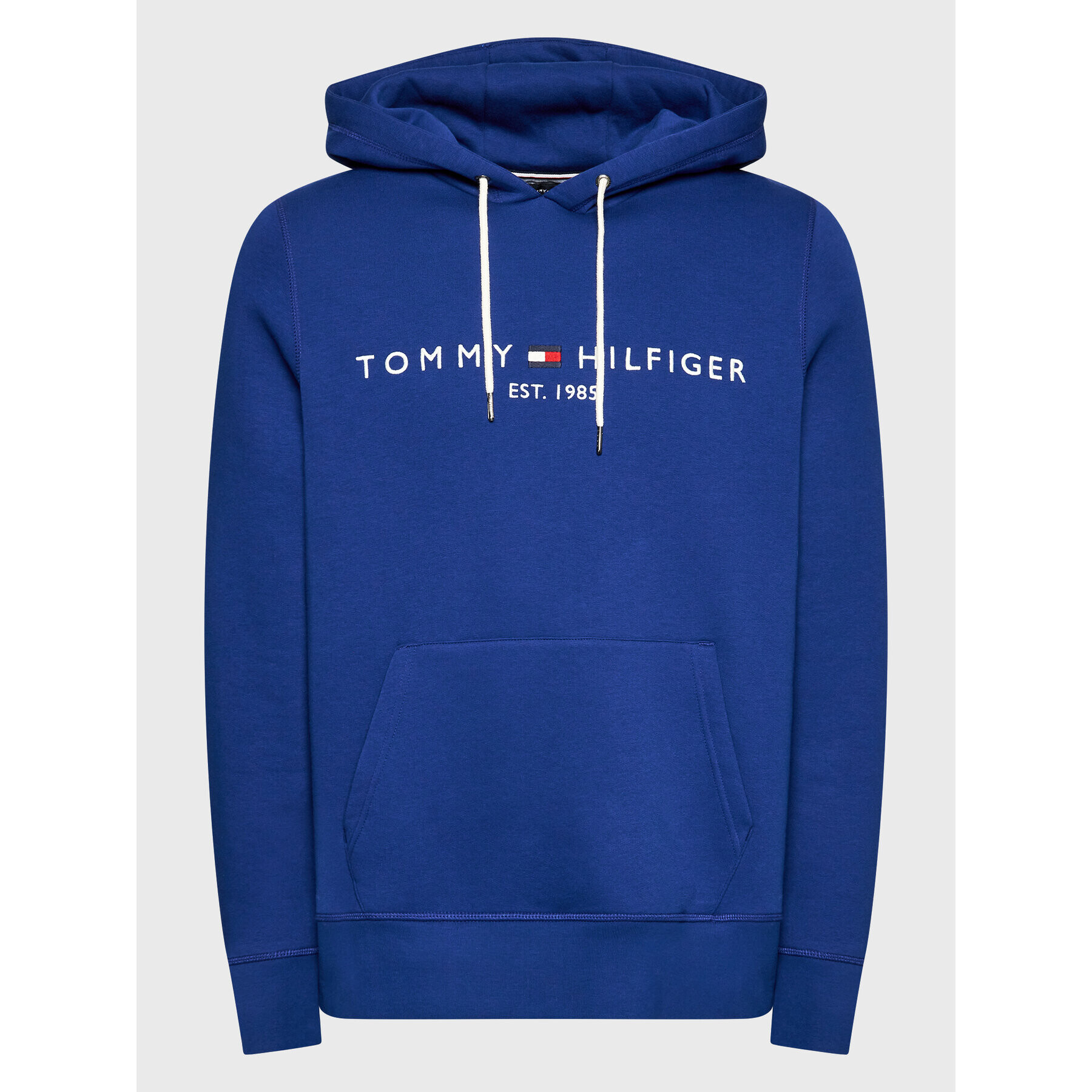 Tommy Hilfiger Mikina Logo MW0MW11599 Modrá Regular Fit - Pepit.cz