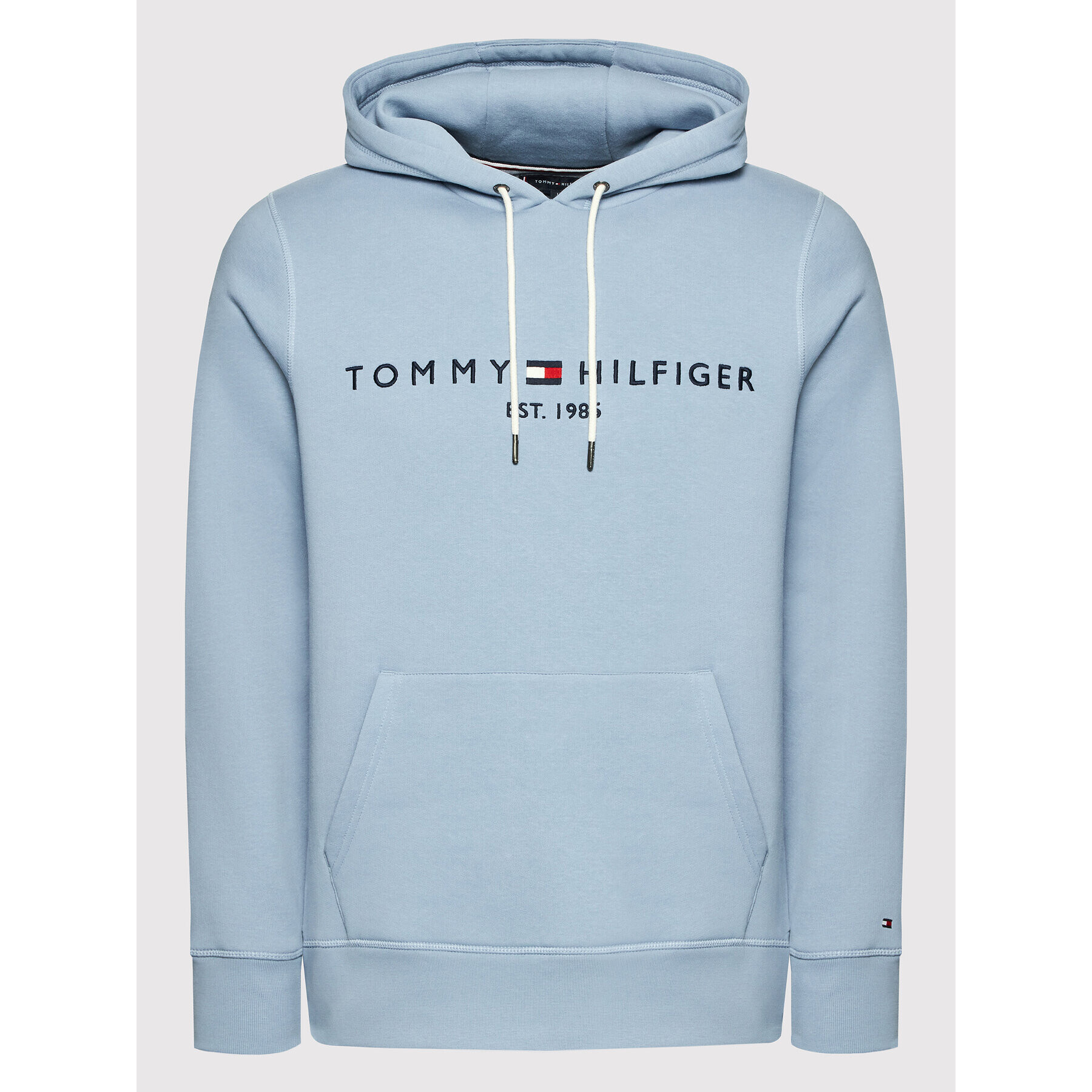 Tommy Hilfiger Mikina Logo MW0MW11599 Modrá Regular Fit - Pepit.cz